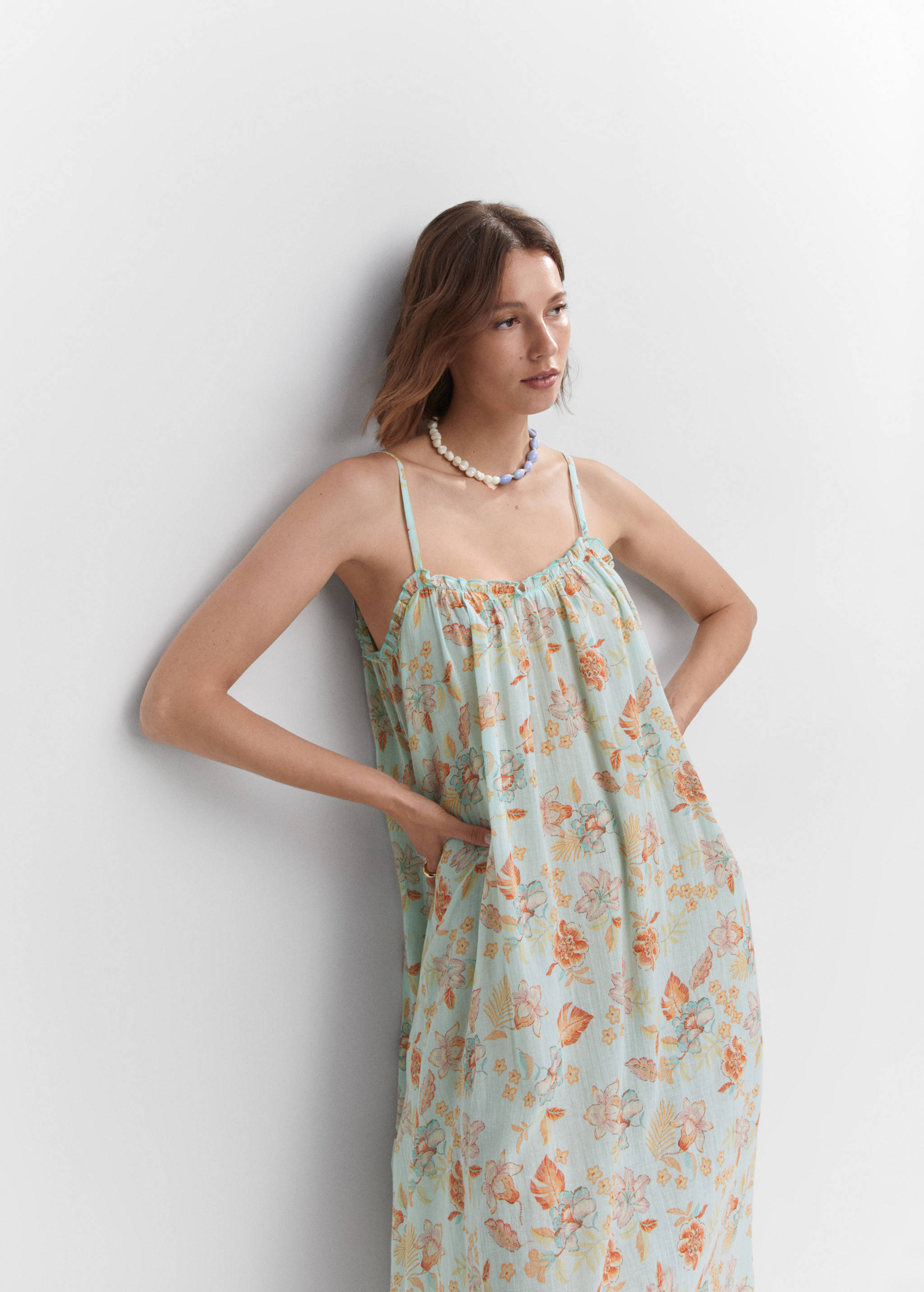 Robe longue à fleurs - Détail de l'article 2