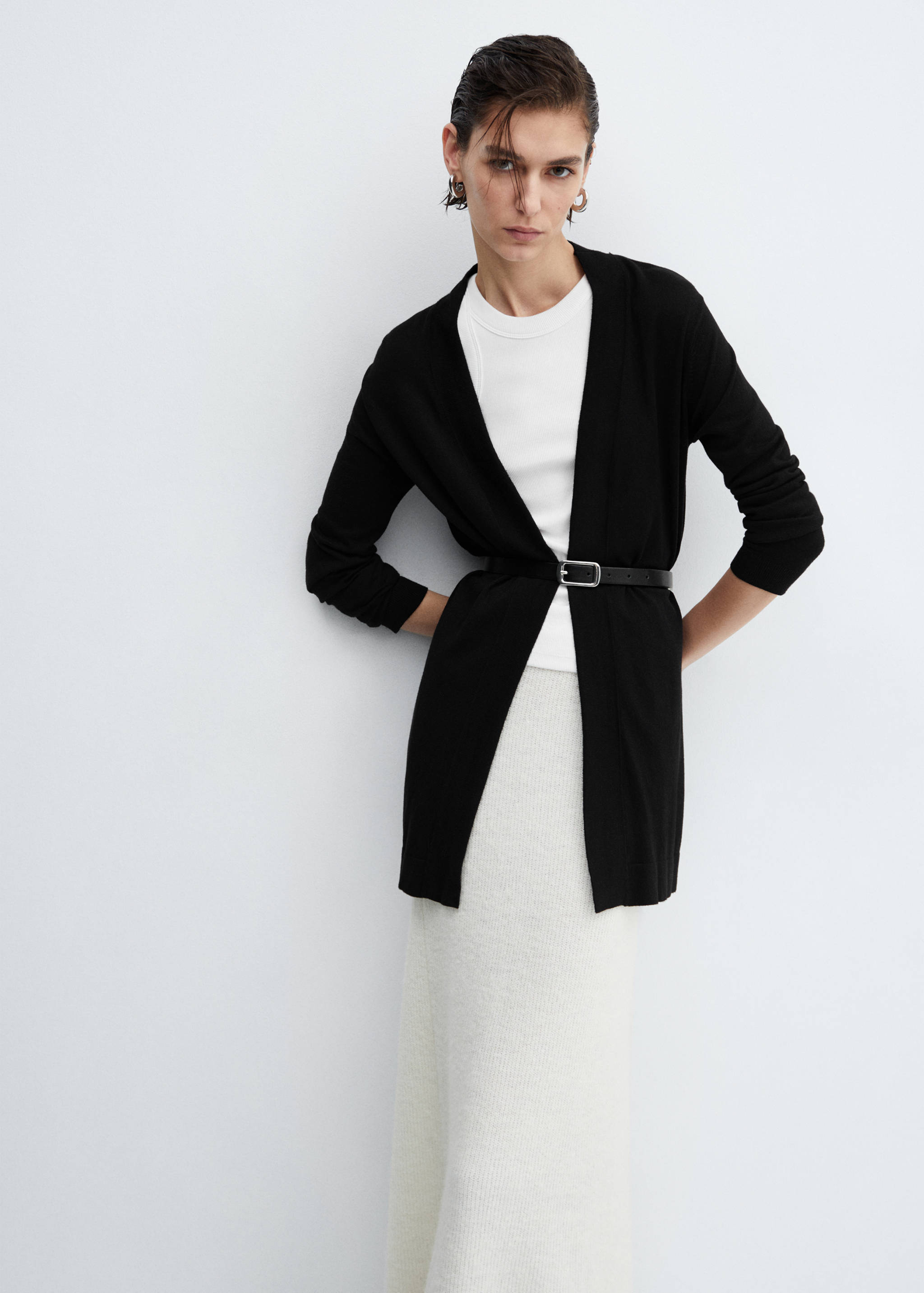 Fine-knit cardigan - Details of the article 2