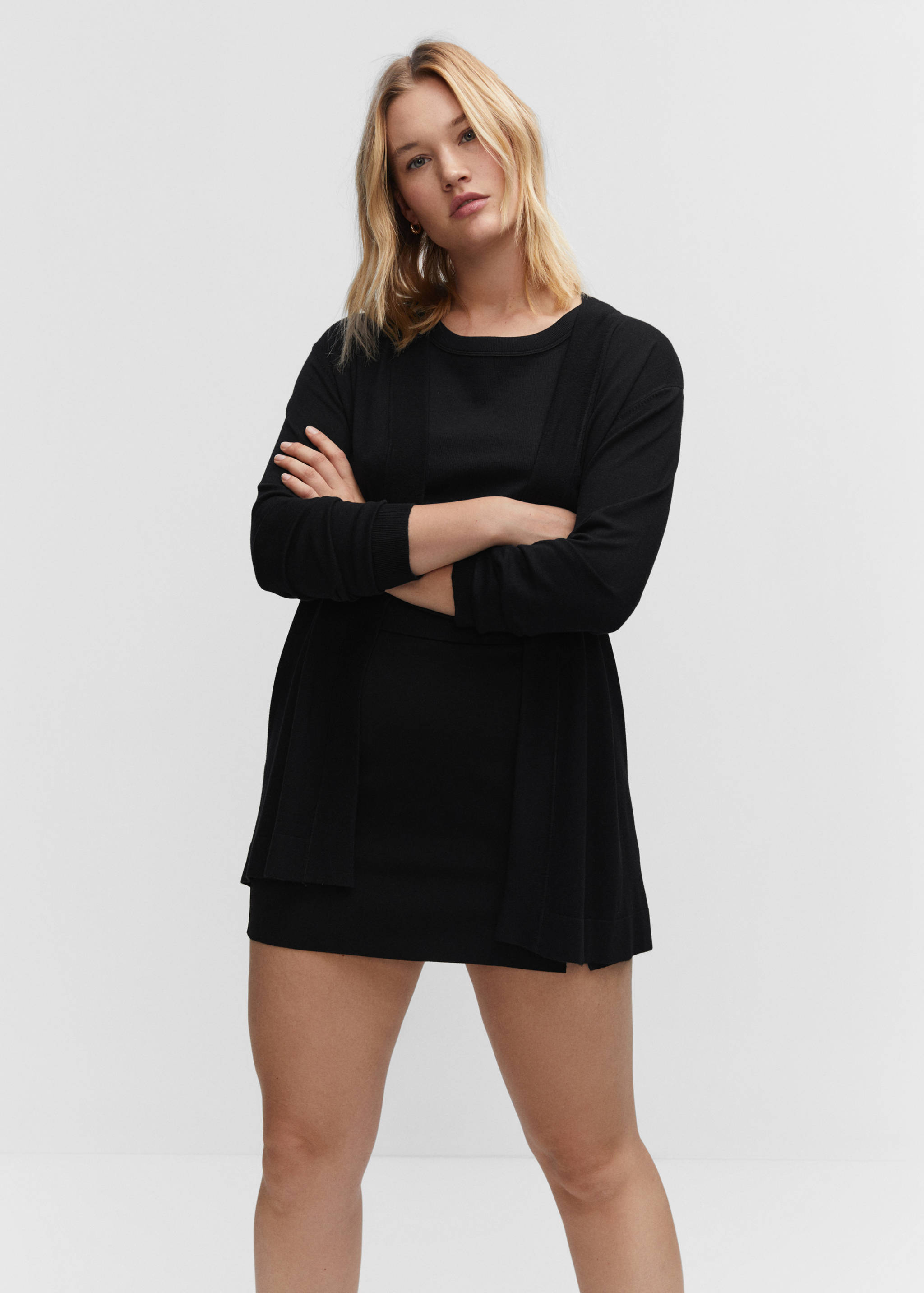 Fine-knit cardigan - Details of the article 5