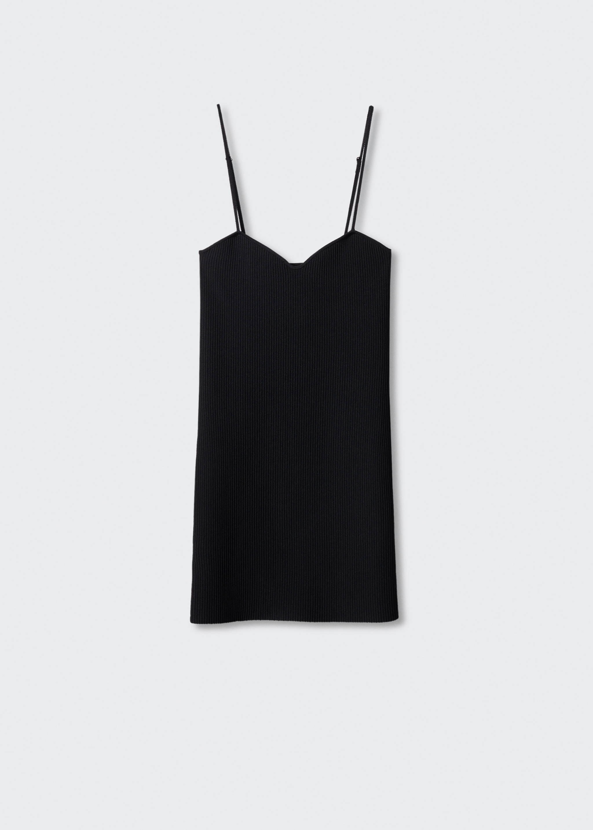 Vestido punto escote corazón - Artículo sin modelo