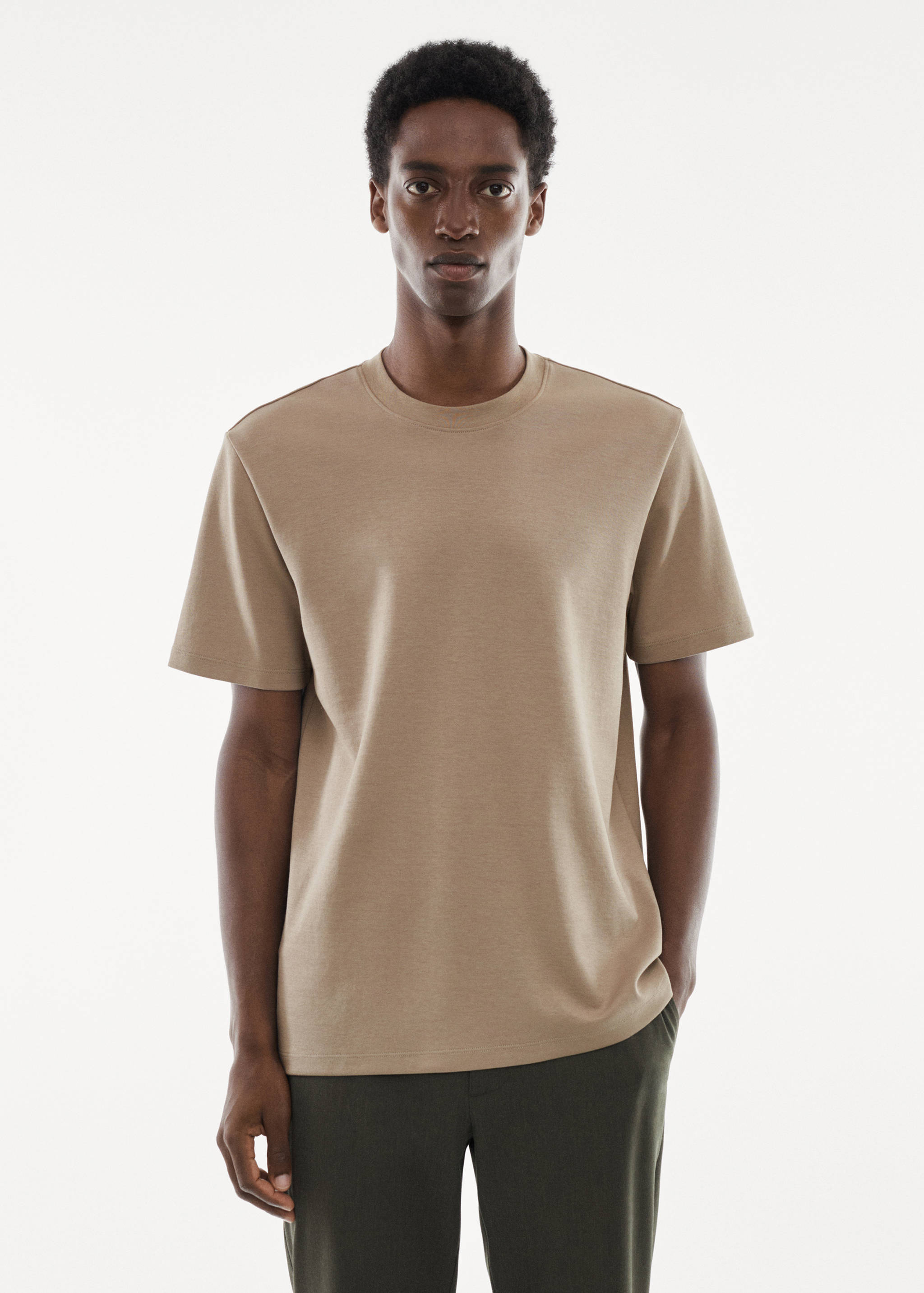 Breathable cotton t-shirt - Medium plane