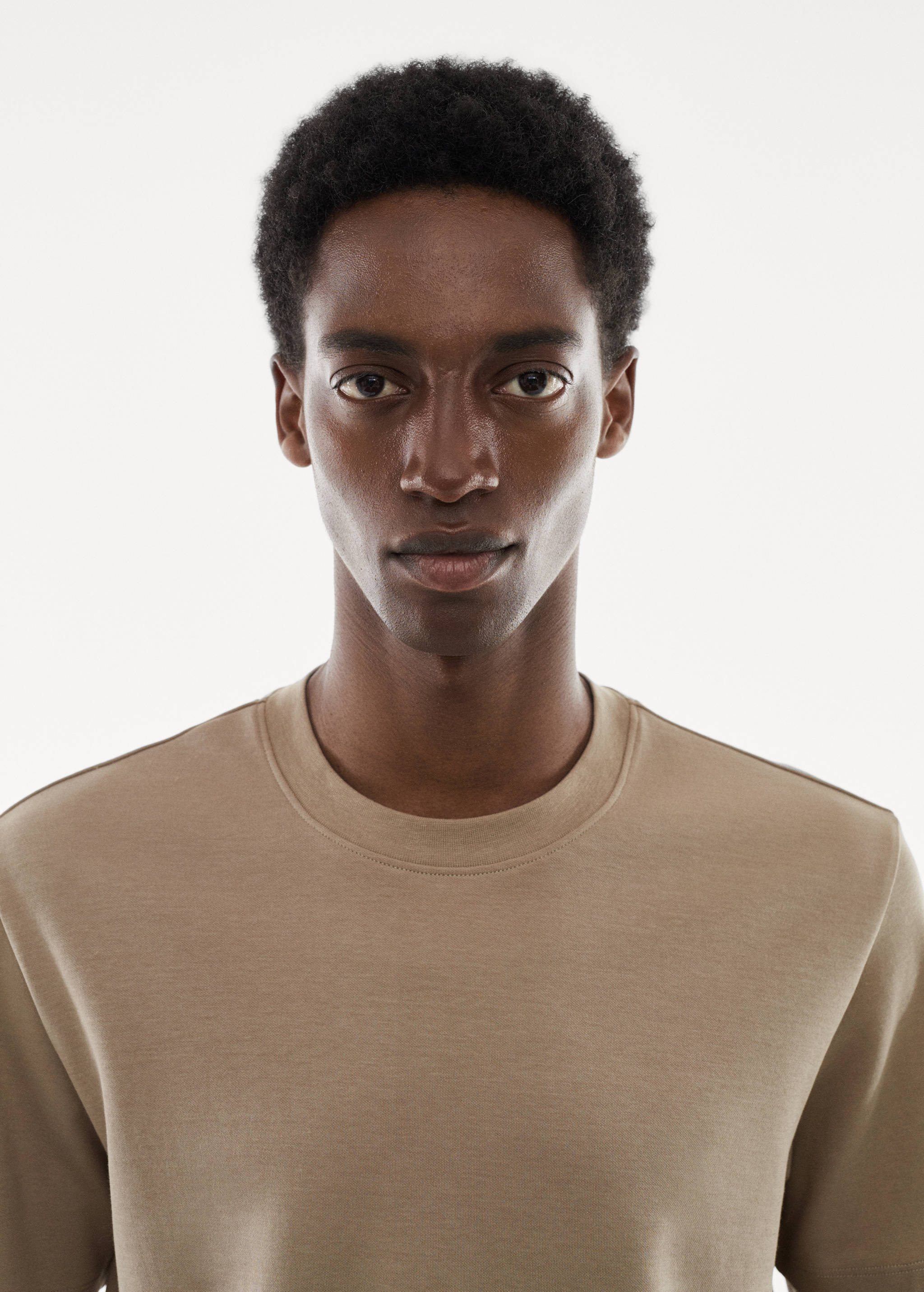 Breathable cotton t-shirt - Details of the article 1