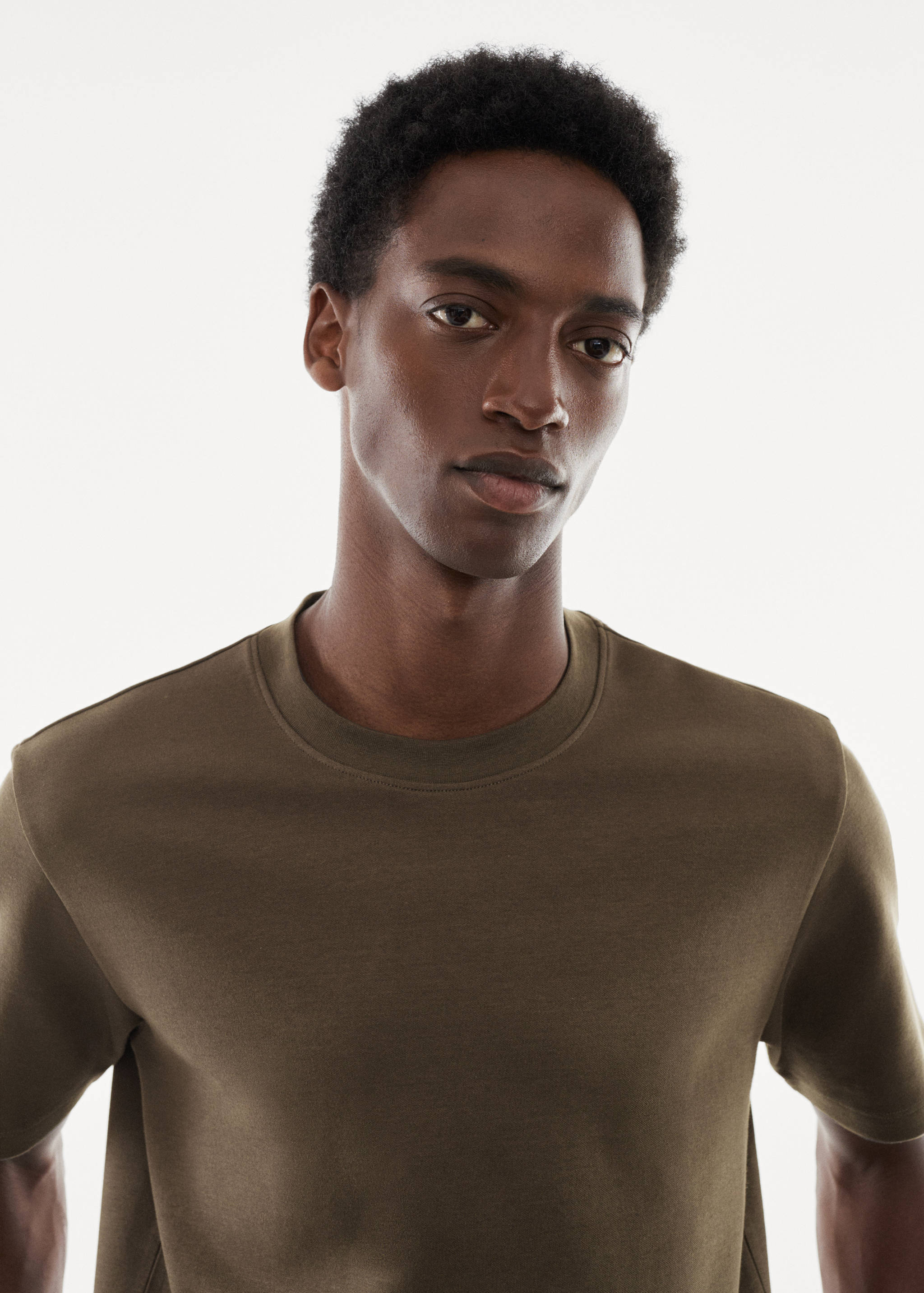 Breathable cotton t-shirt - Details of the article 1