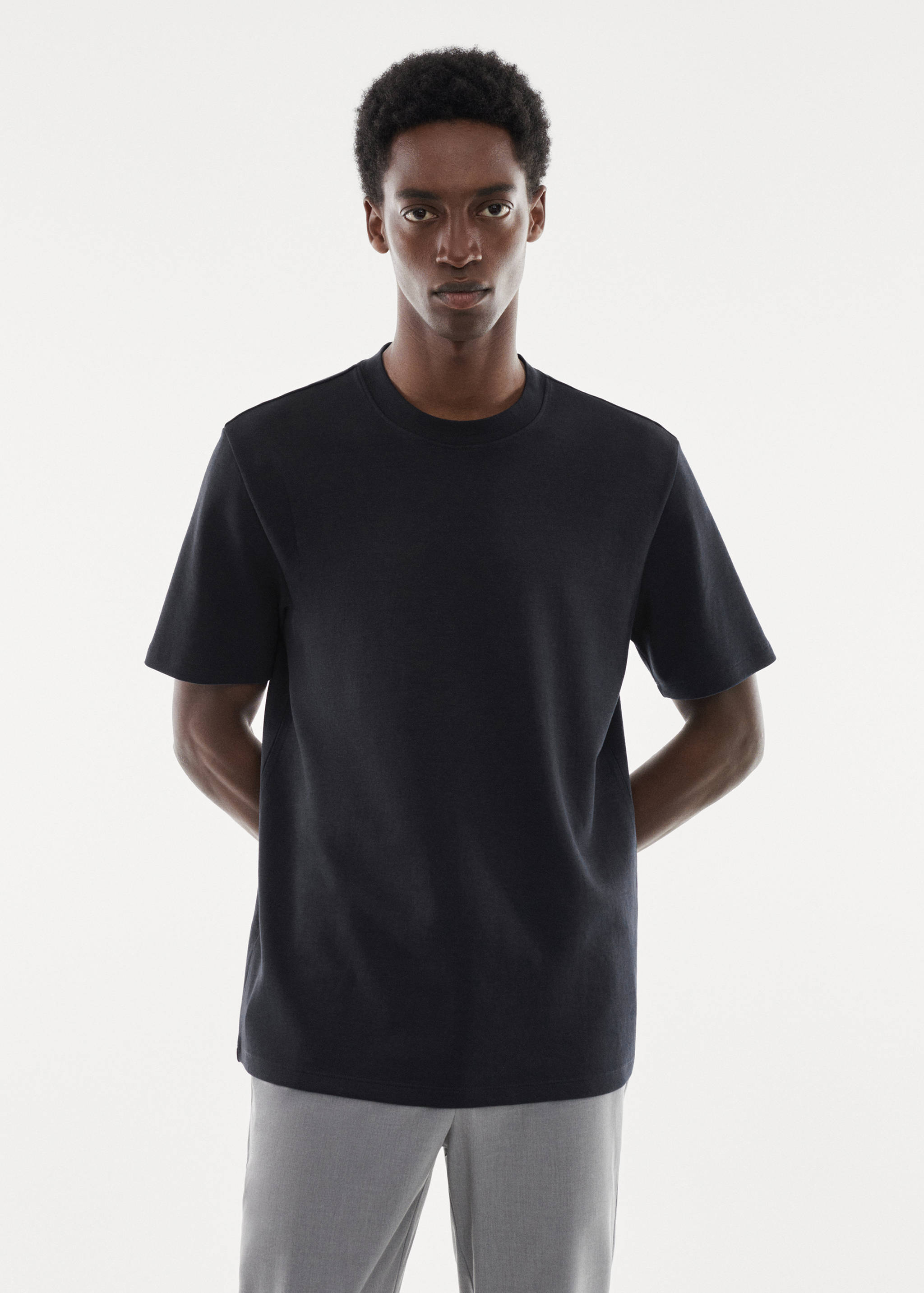 Breathable cotton t-shirt - Medium plane