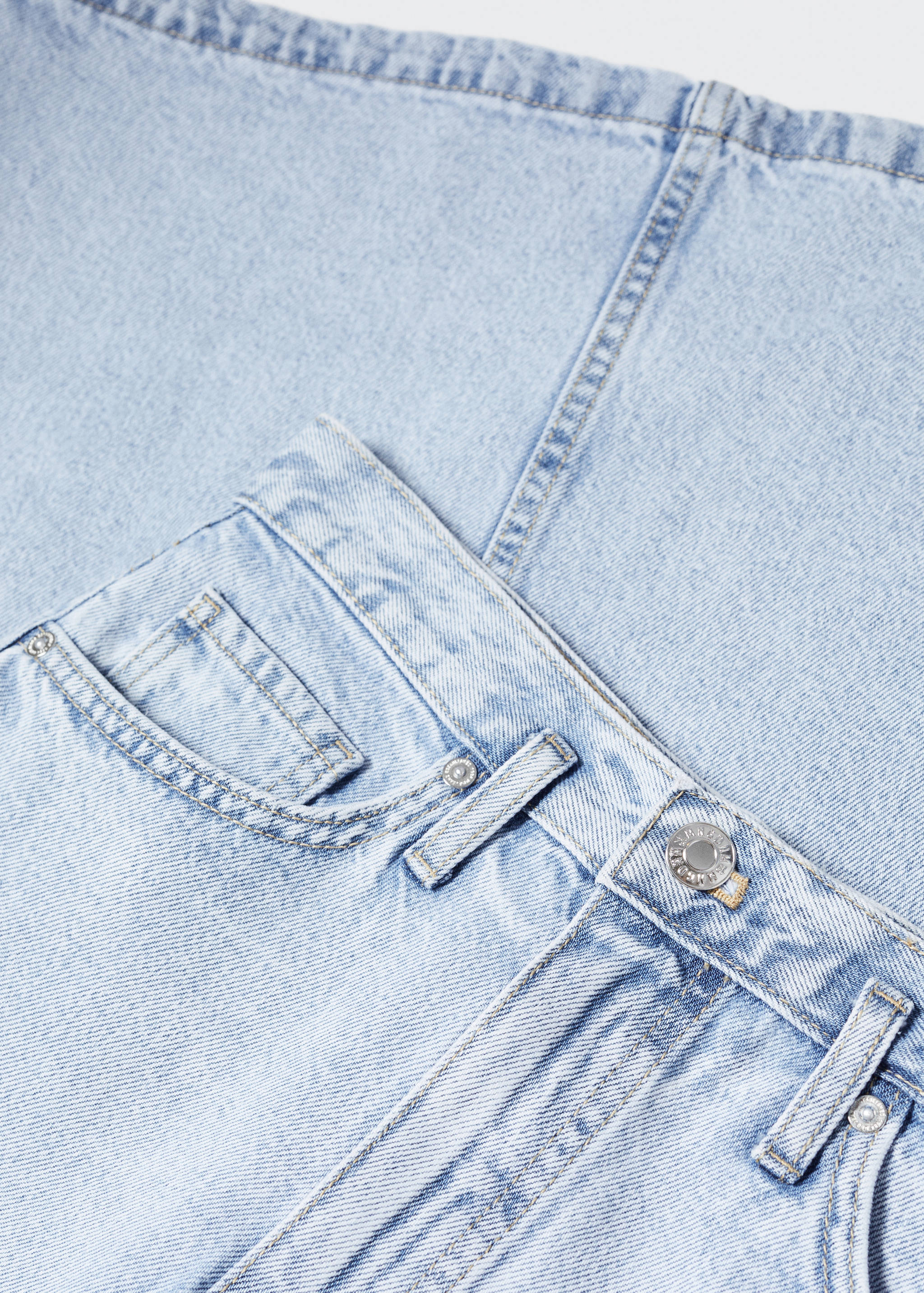 Denim midi-skirt - Details of the article 8