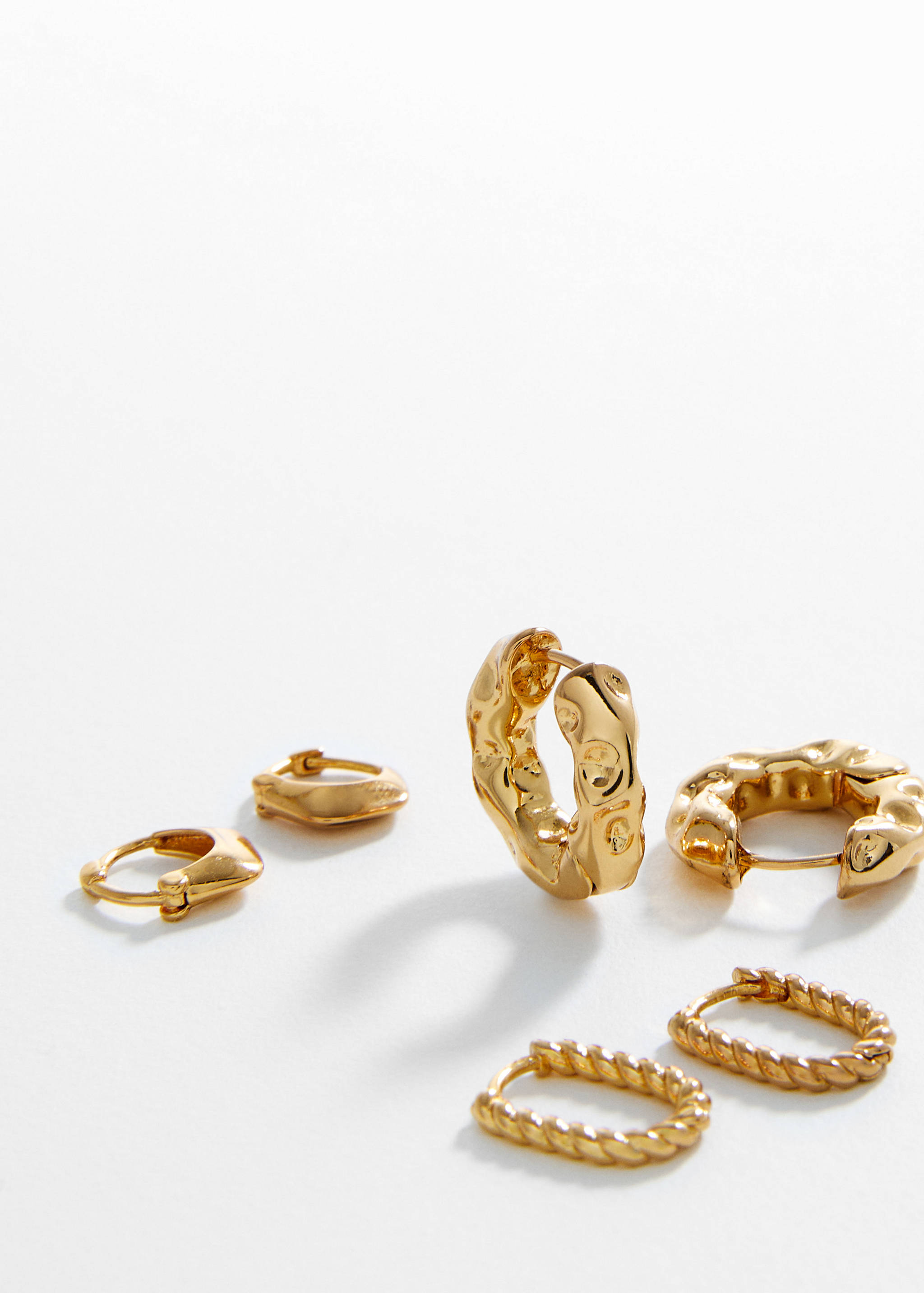 Set pendientes aros - Plano medio