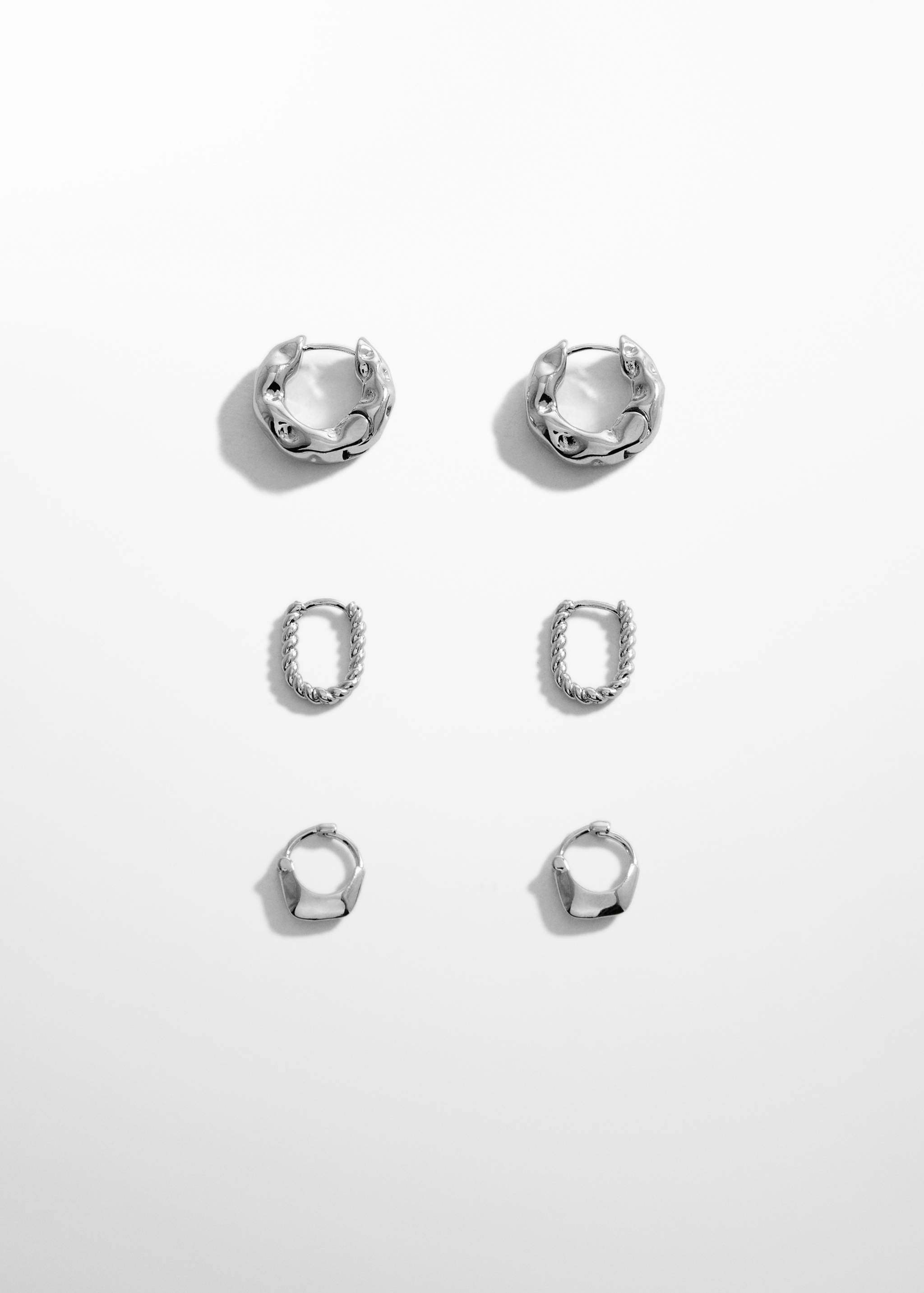 Set pendientes aros - Artículo sin modelo