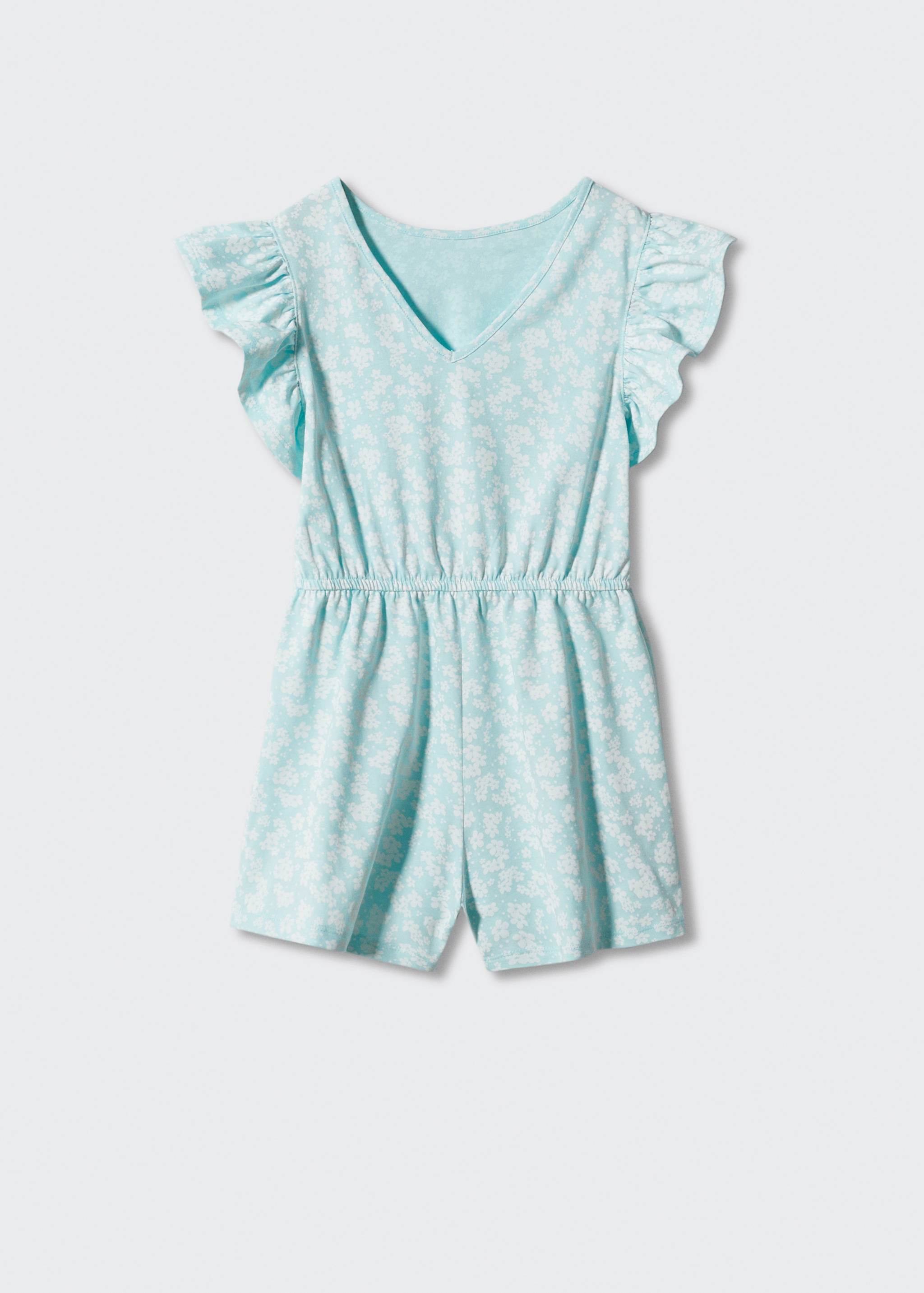 花朵印花连身裤 - null