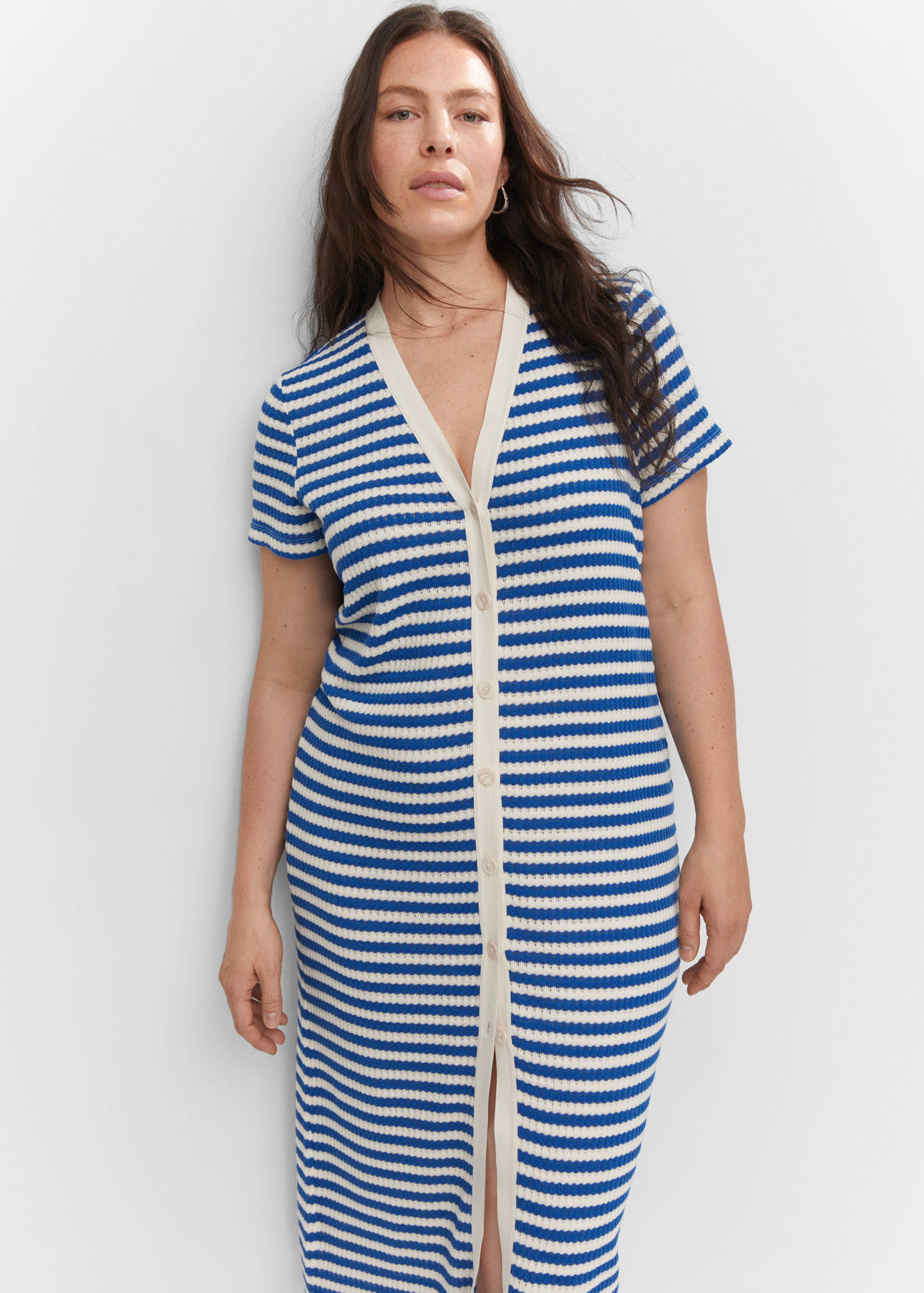 Striped jersey dress - Details of the article 5