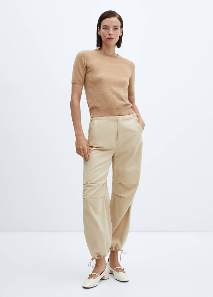 Parachute trousers — Sand