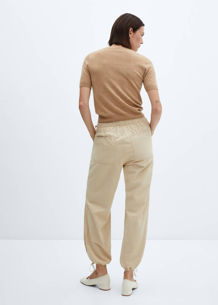 Parachute trousers — Sand