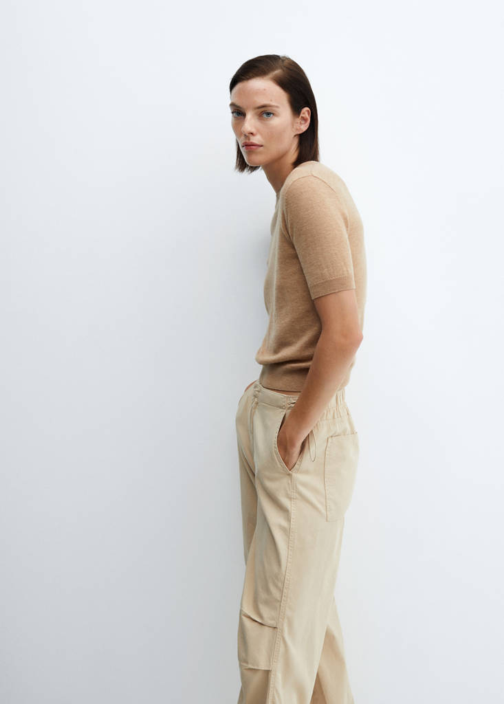 Parachute trousers — Sand