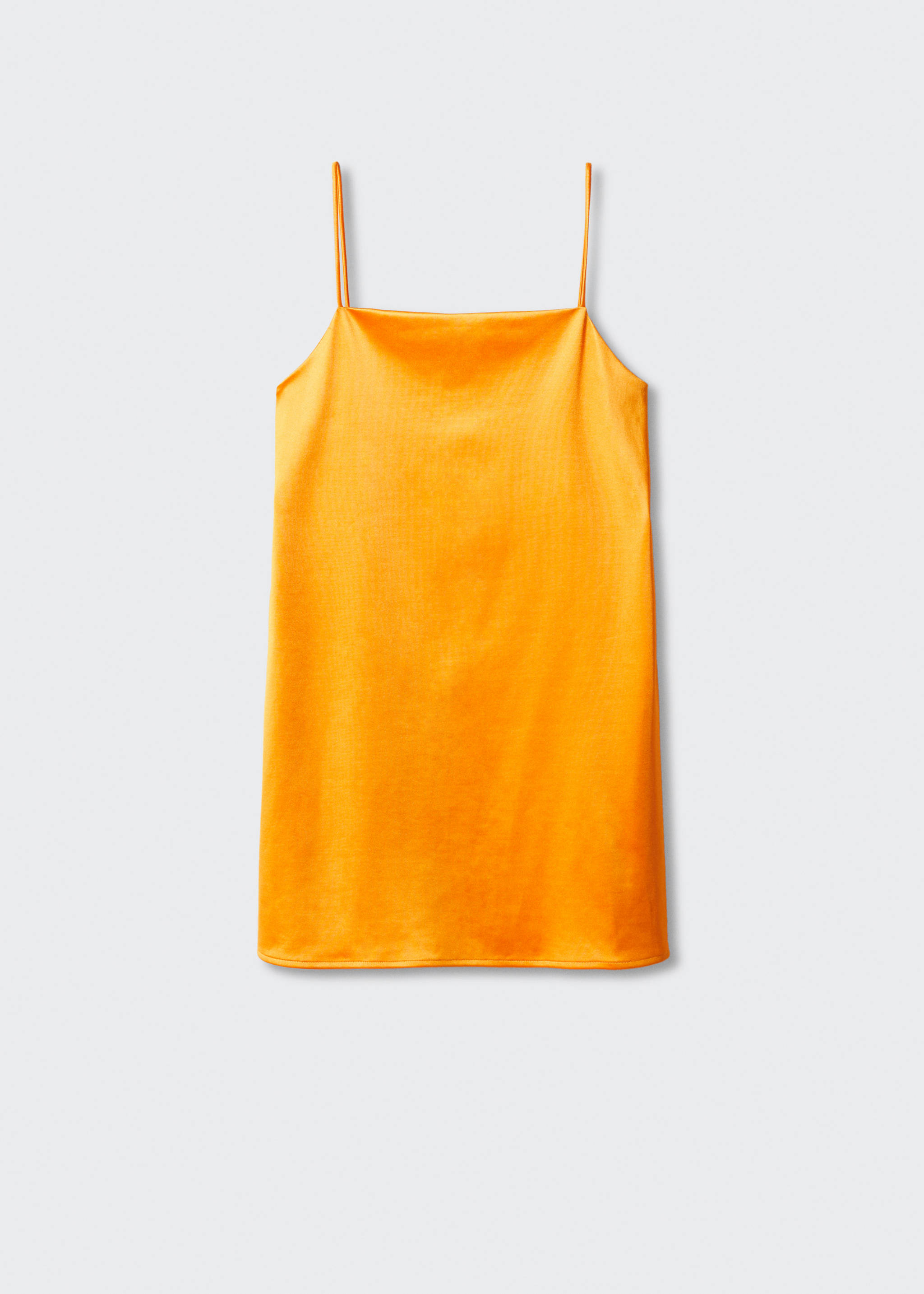 Vestido corto satinado - Artículo sin modelo