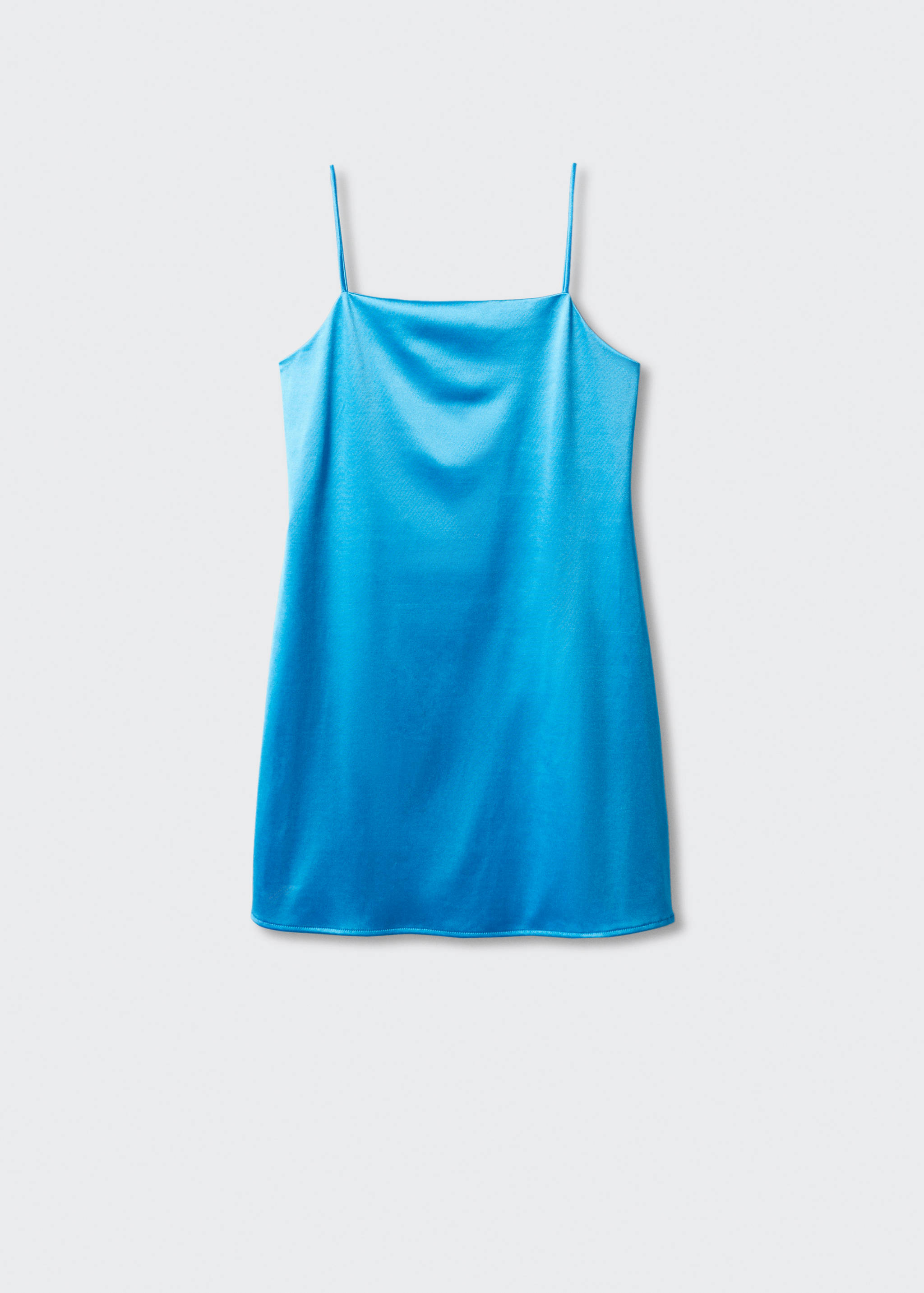 Vestido corto satinado - Artículo sin modelo