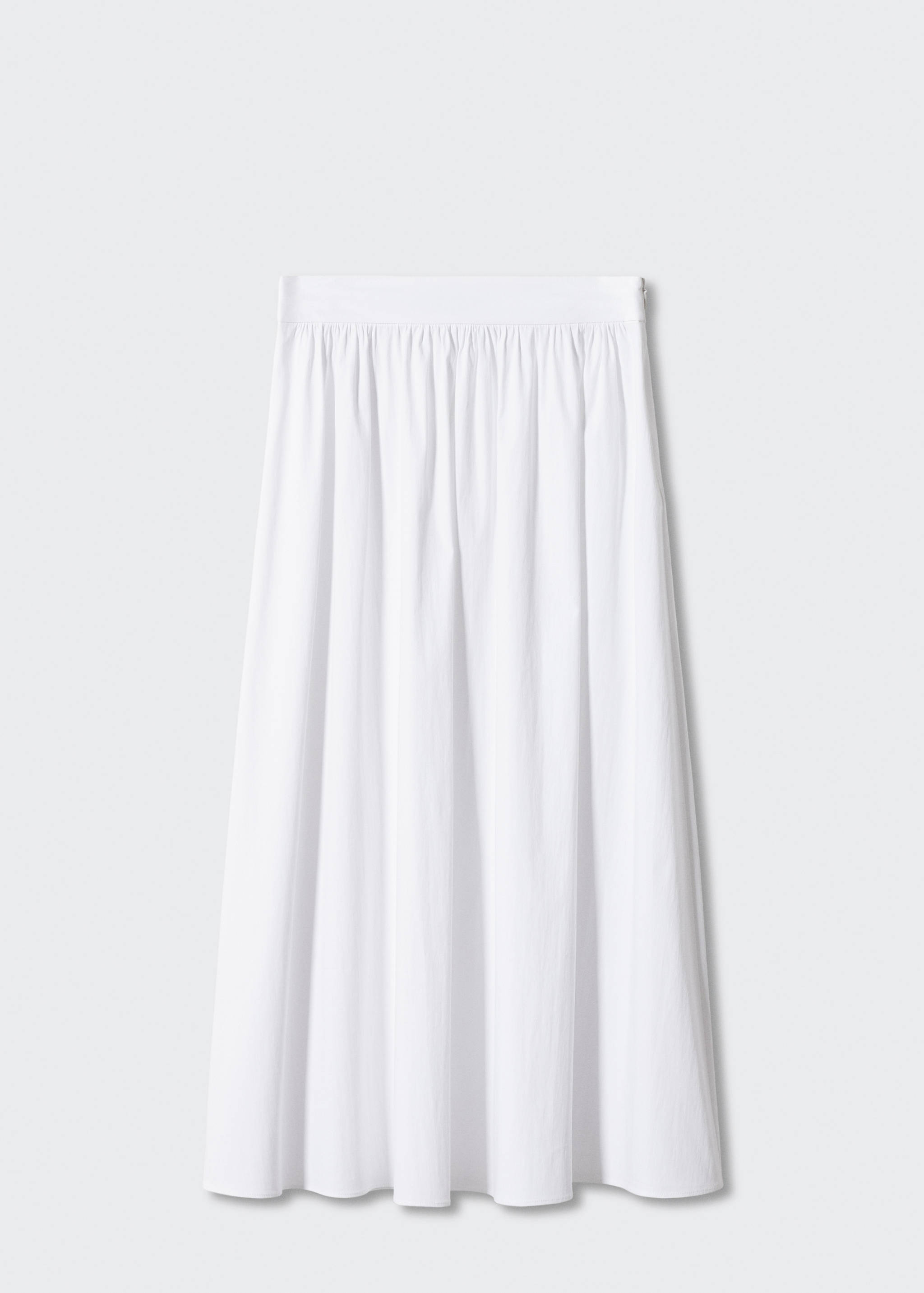 Pleat detail long skirt - Article without model