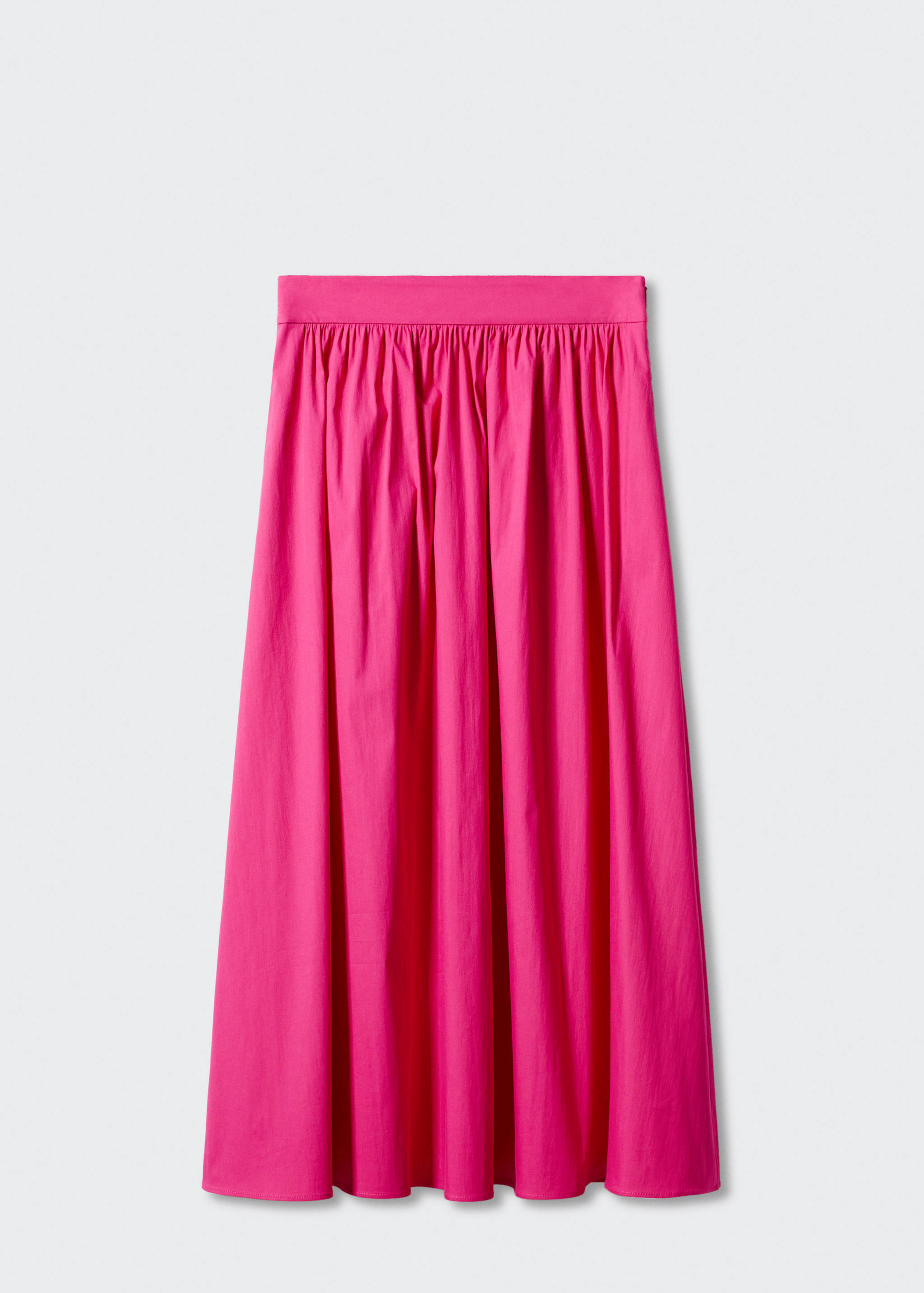 Pleat detail long skirt - Article without model