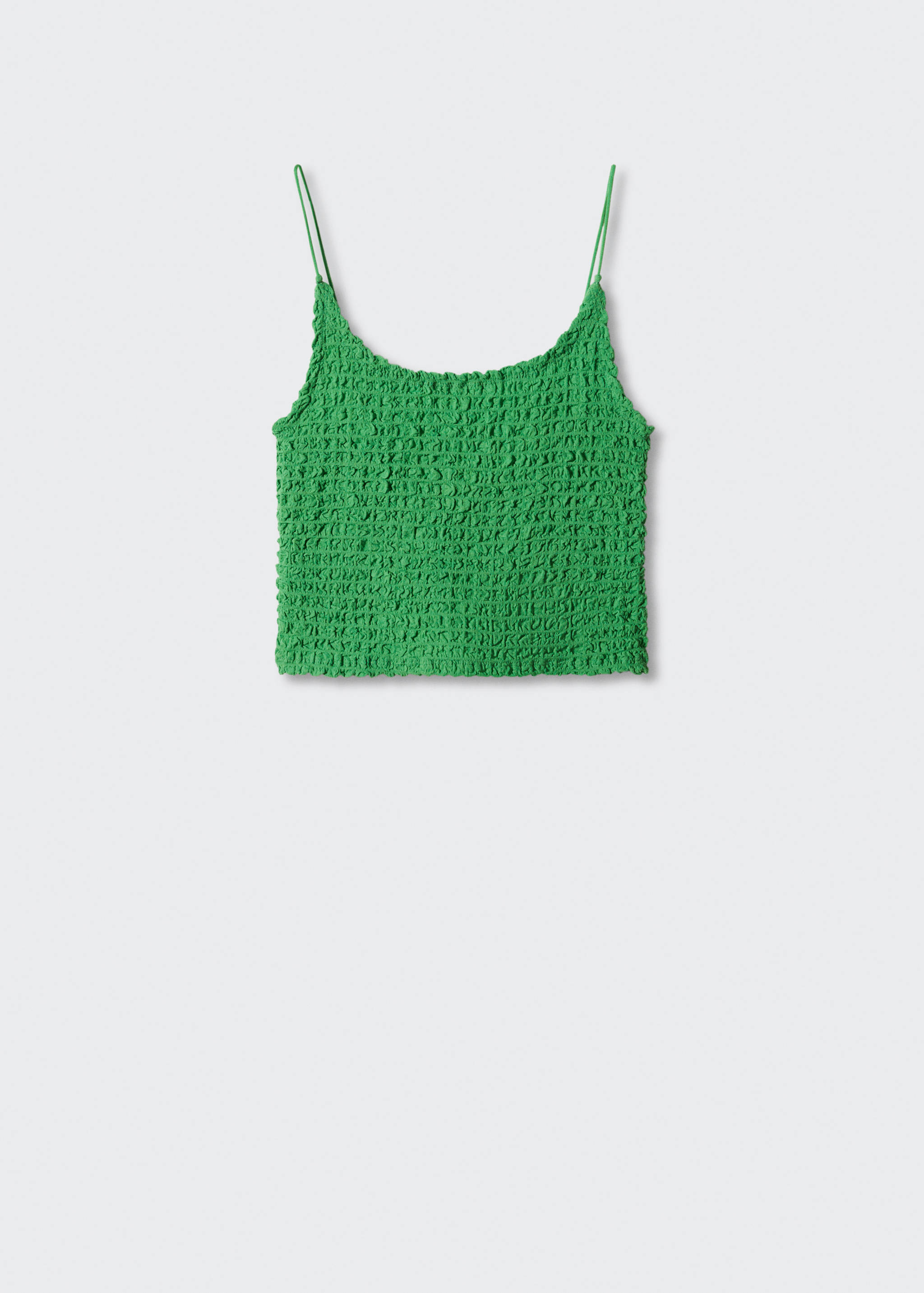 Textured crop top - Article without model