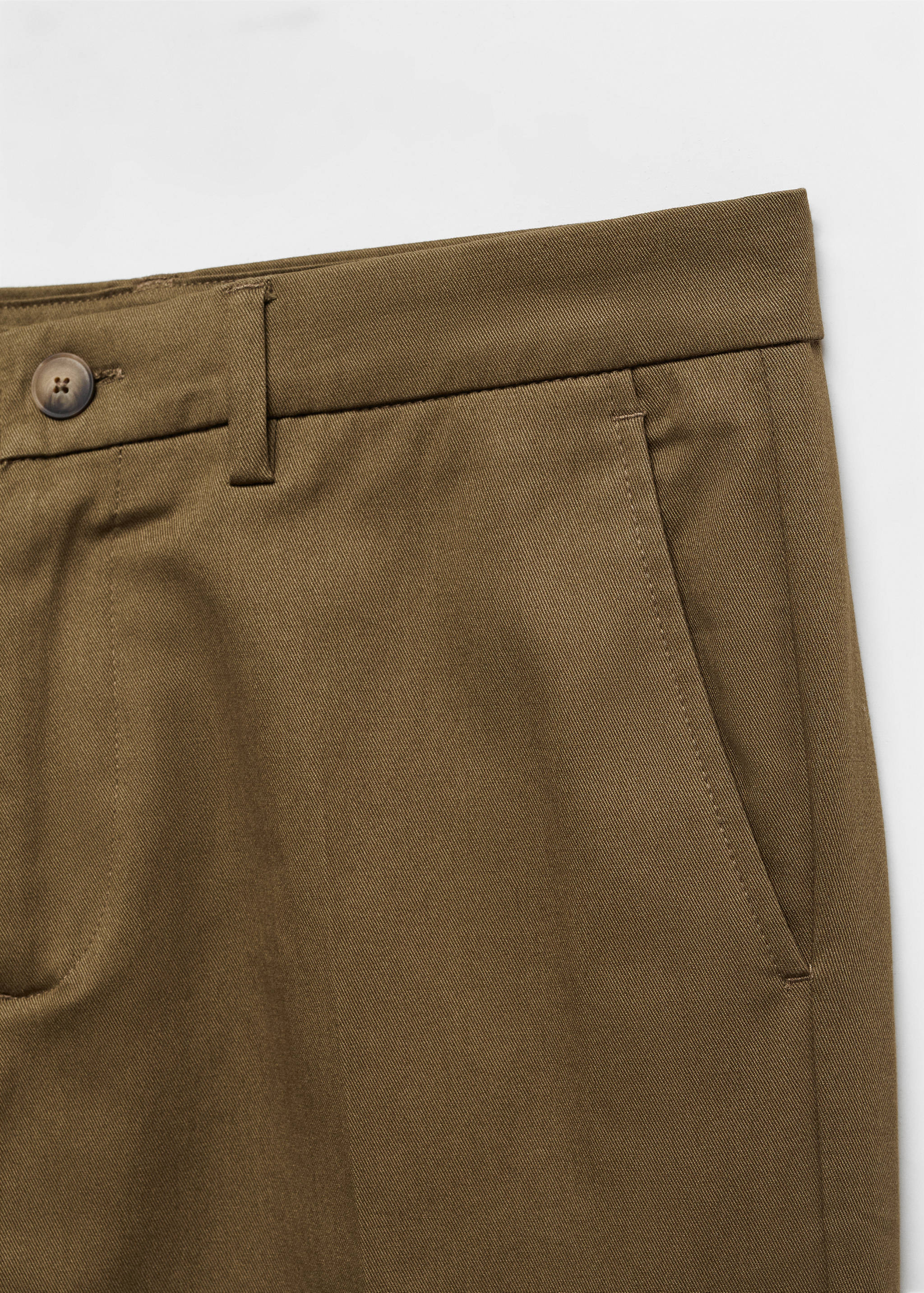 Slim fit chino trousers - Details of the article 8