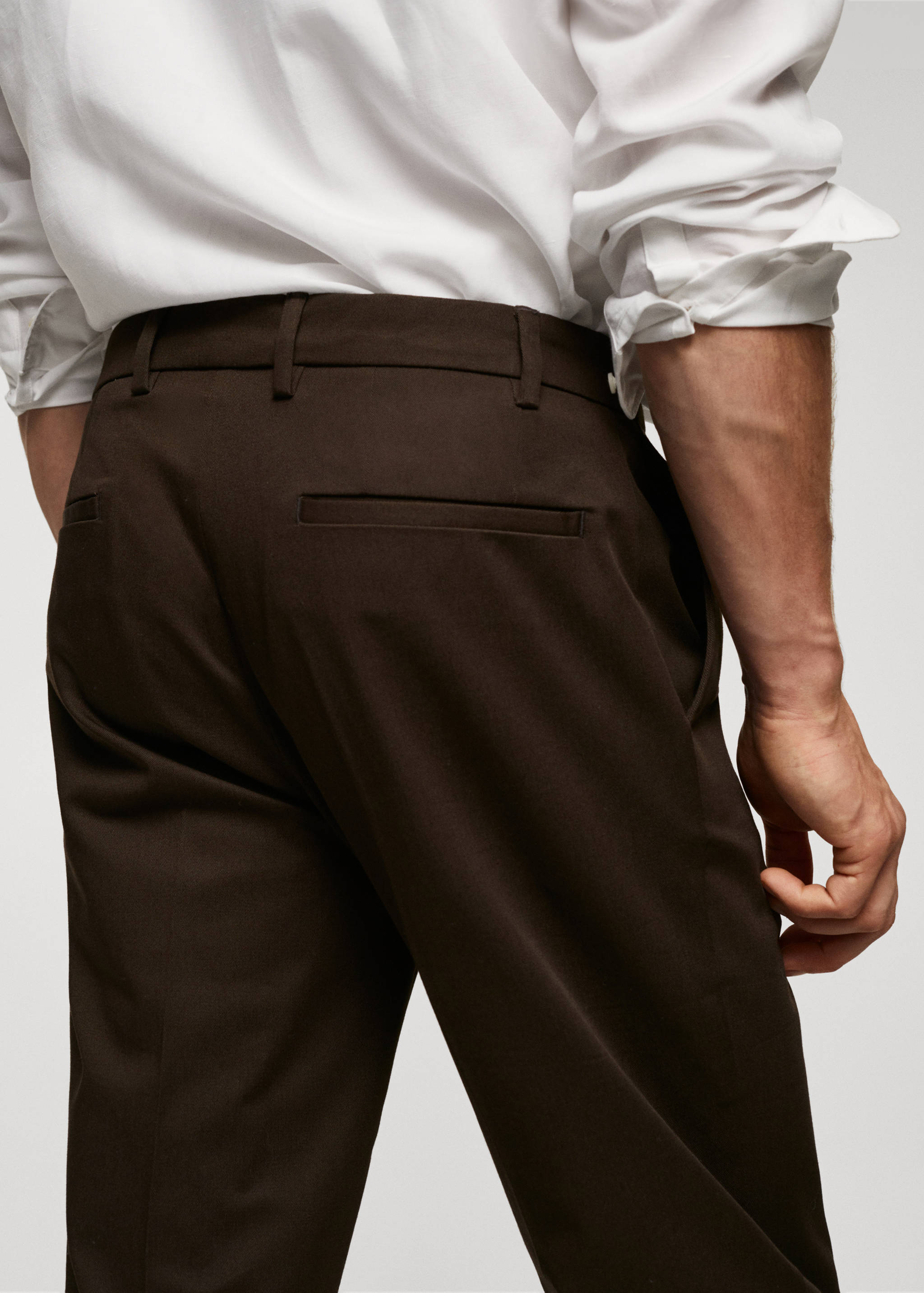 Slim fit chino trousers - Details of the article 6