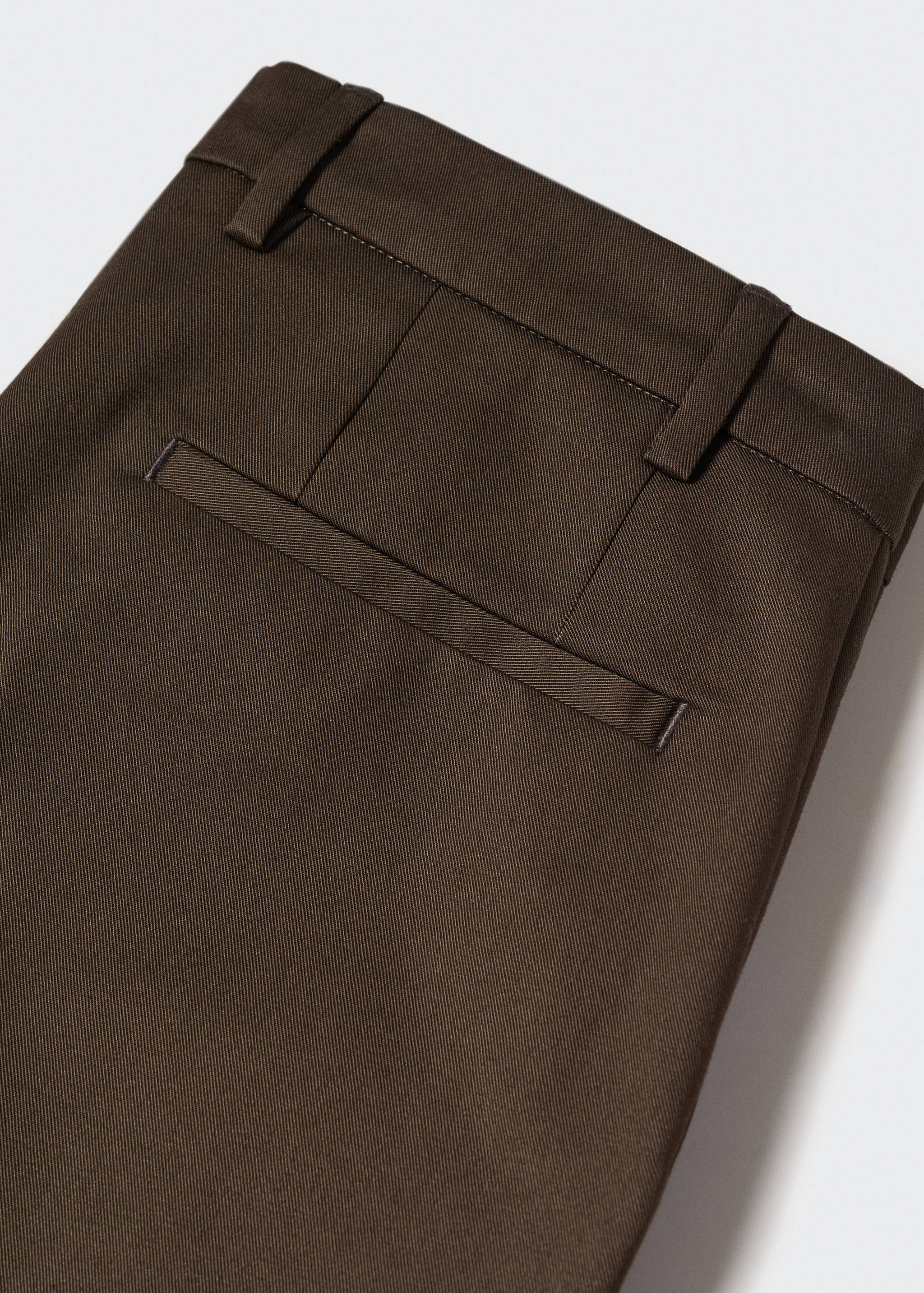 Slim fit chino trousers - Details of the article 8