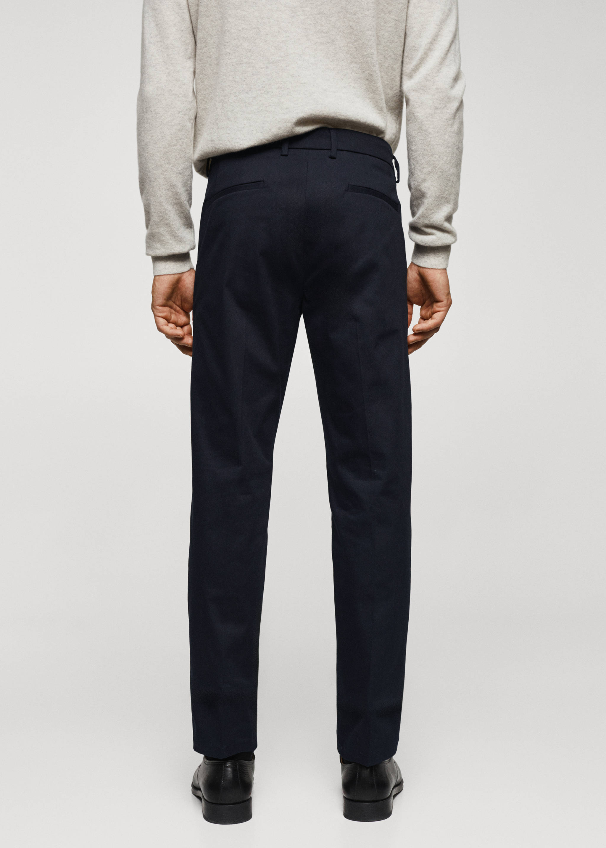 Slim fit chino trousers - Reverse of the article