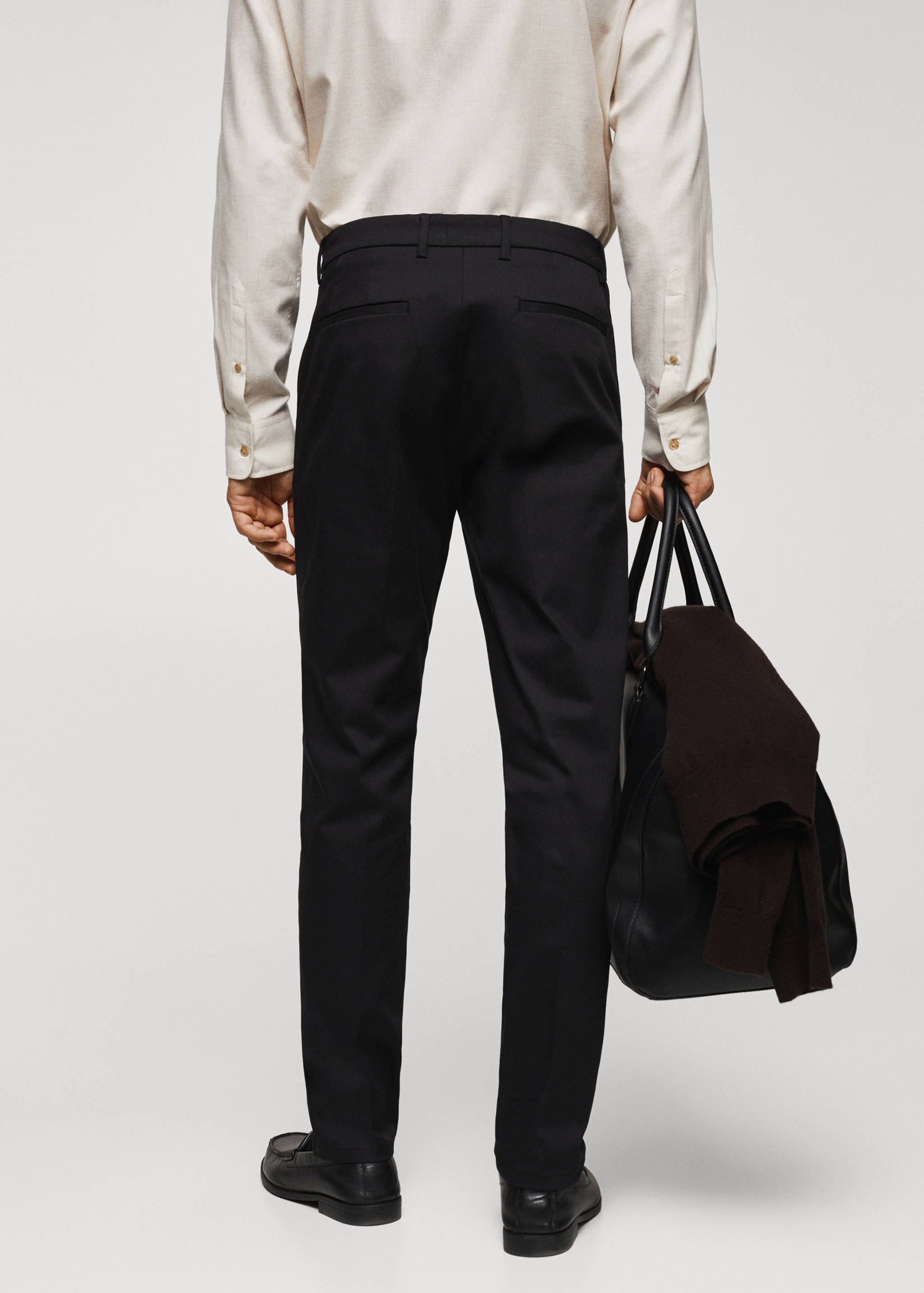 Slim fit chino trousers - Reverse of the article