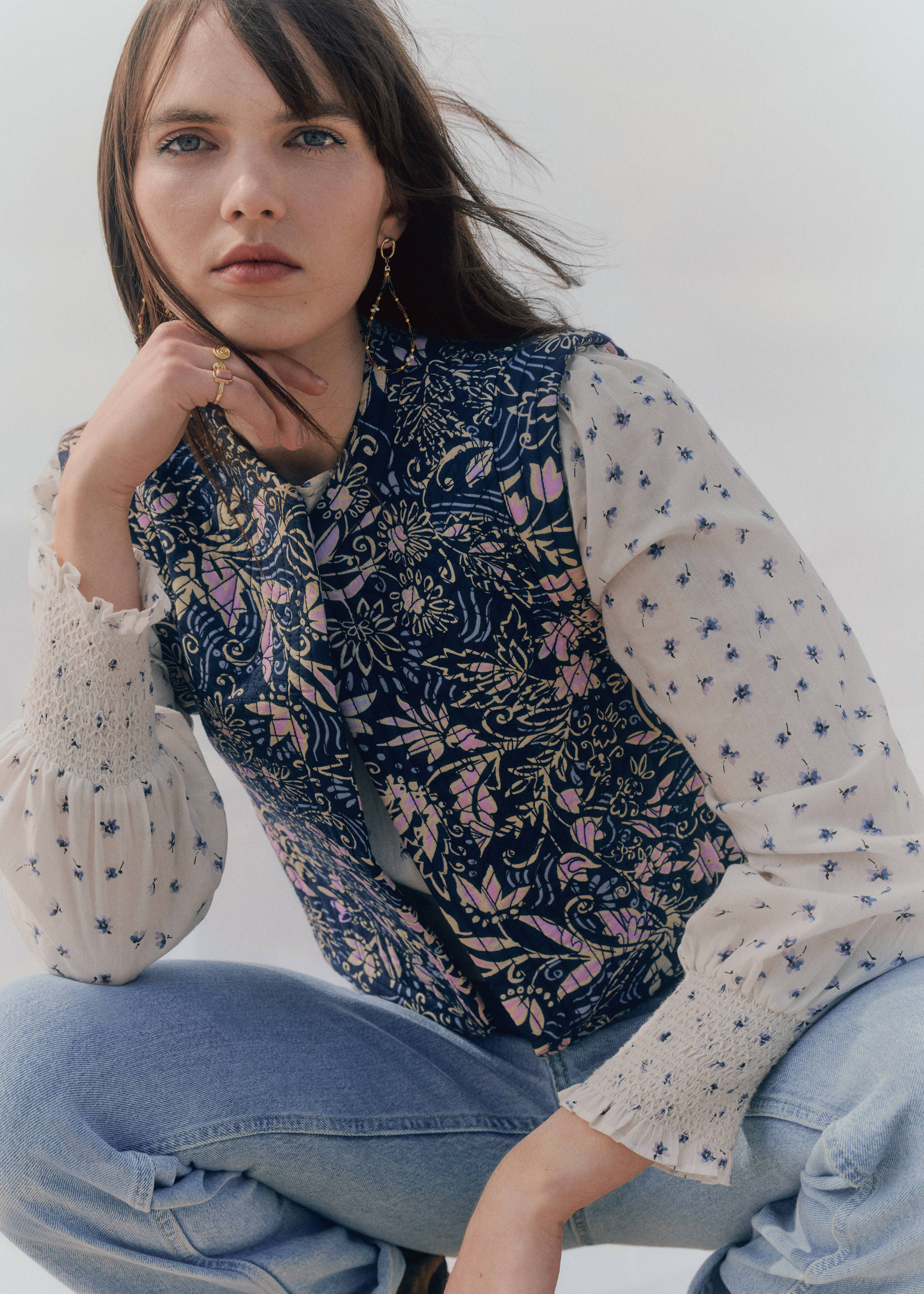 Mid-rise straight jeans - Details of the article 7