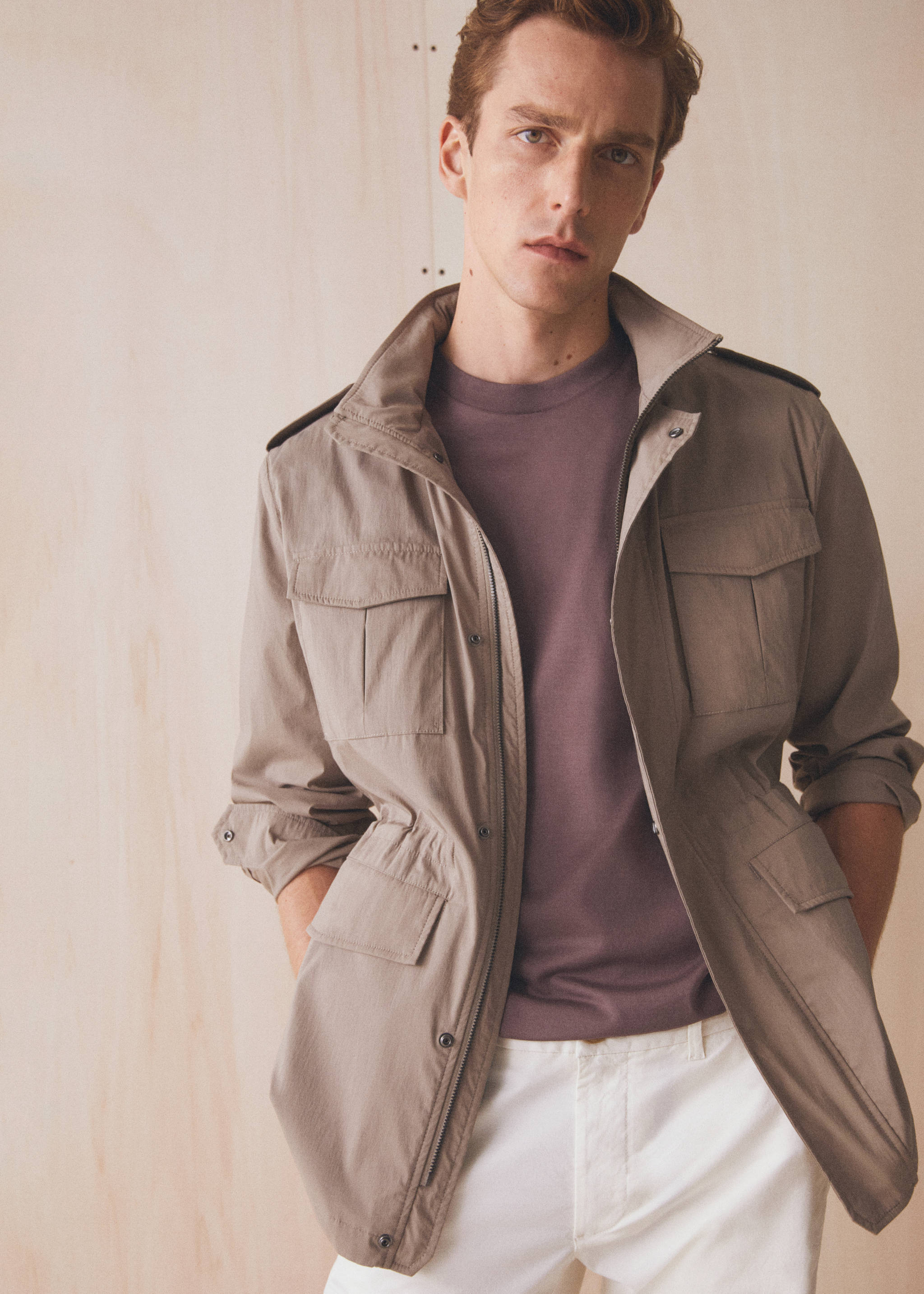 Chaqueta sahariana ligera bolsillos - Detalle del artículo 5