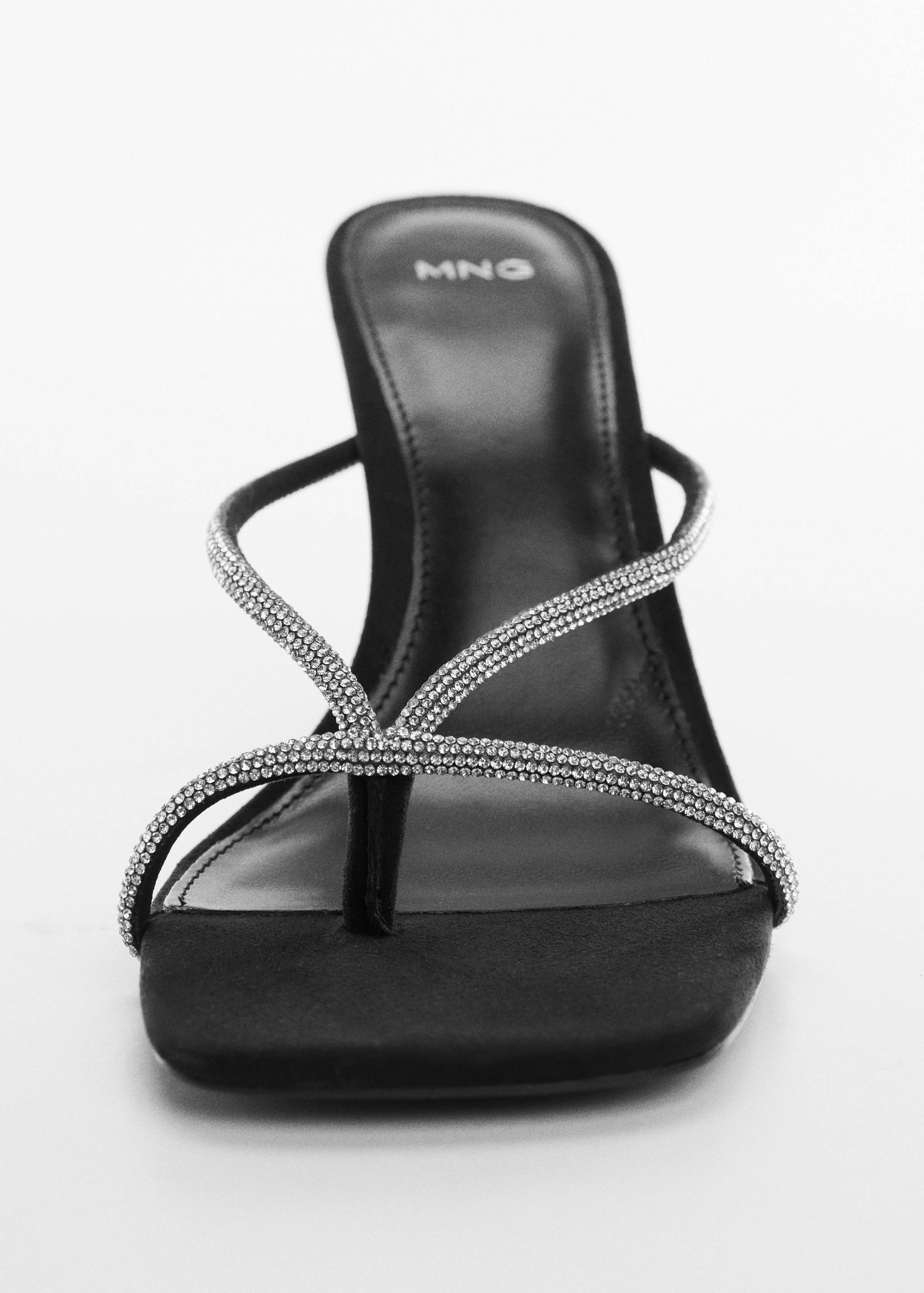 Sandales talon lanières strass - Détail de l'article 1