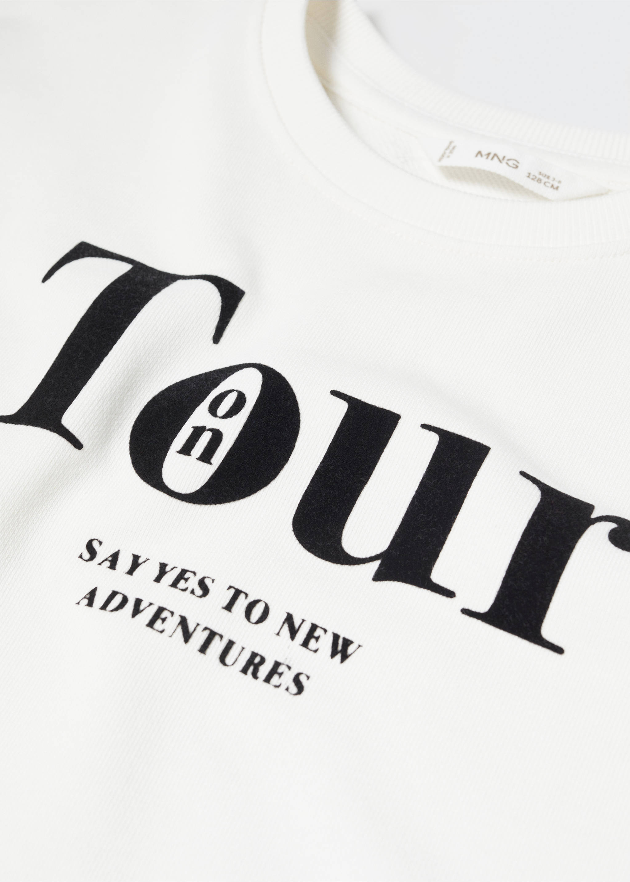 Printed cotton sweatshirt - Details of the article 8, Off White. Ref: 57052521-00.
