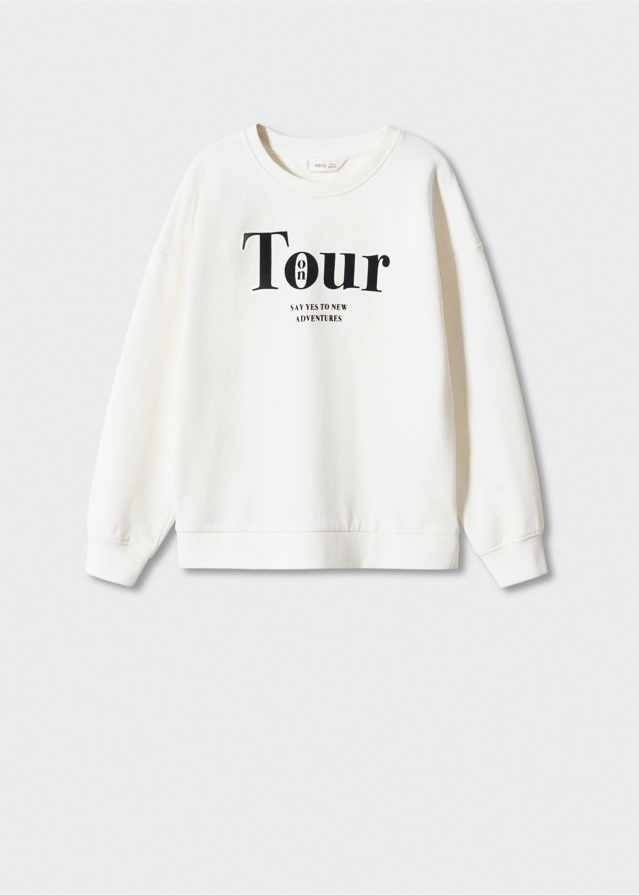 Printed cotton sweatshirt - Article without model, Off White. Ref: 57052521-00.