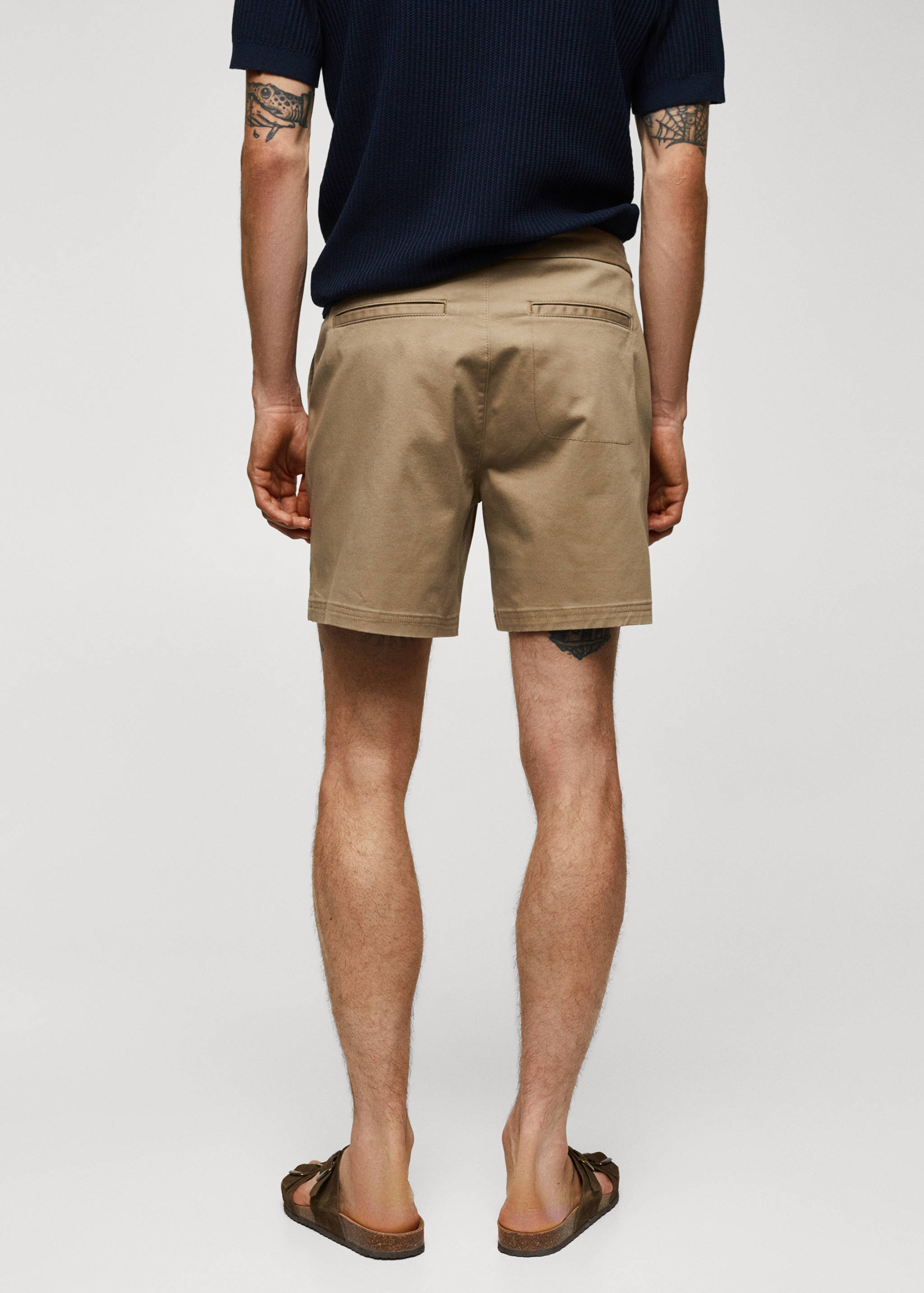 Bermuda coton cordon - Verso de l’article