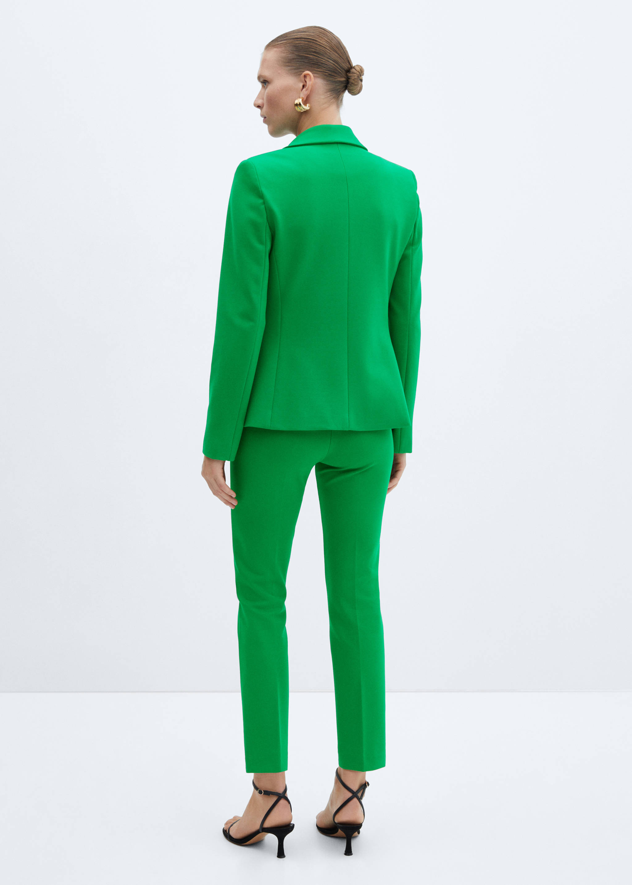 Rome-knit straight trousers - Reverse of the article