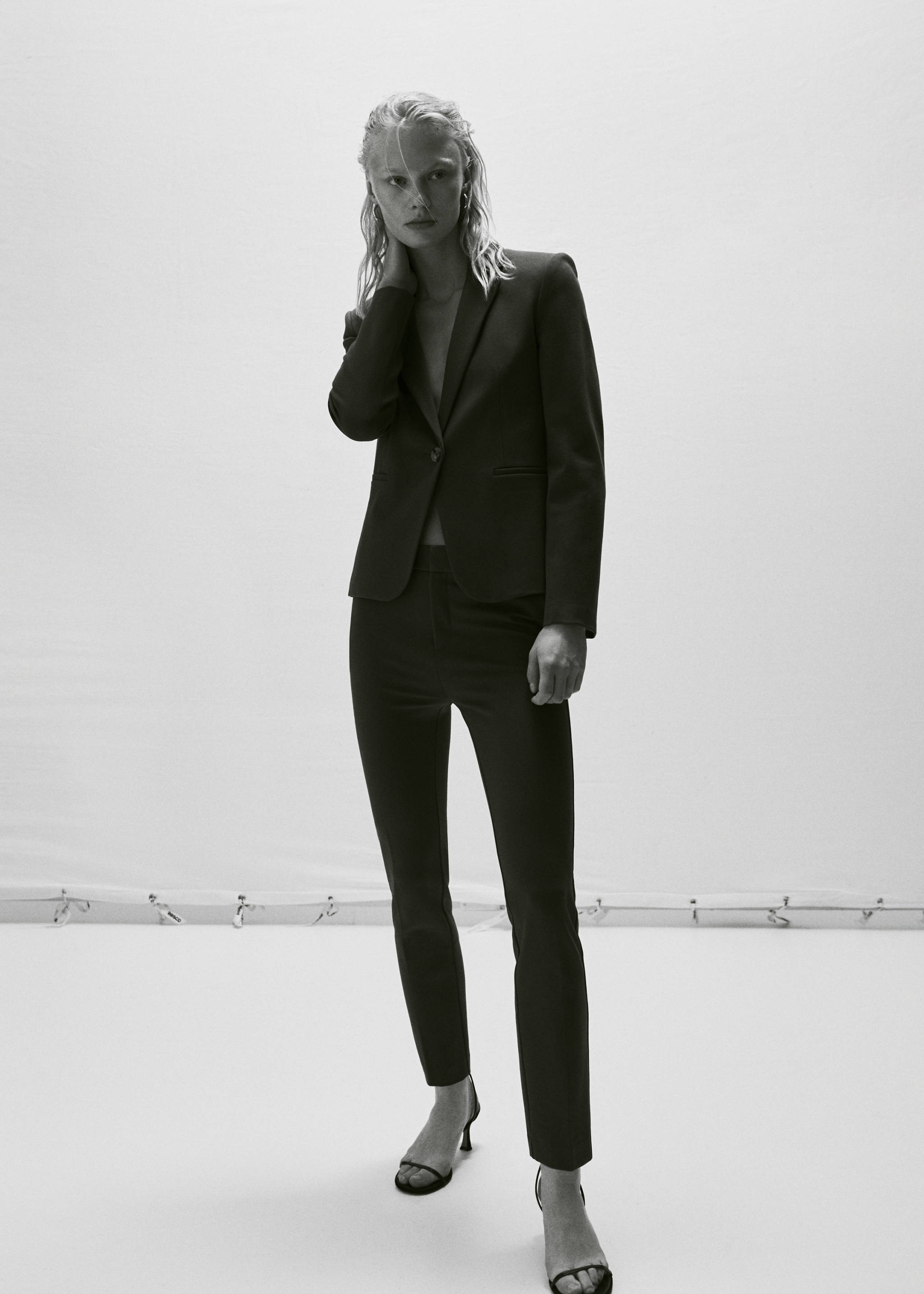 Rome-knit straight trousers - Details of the article 6