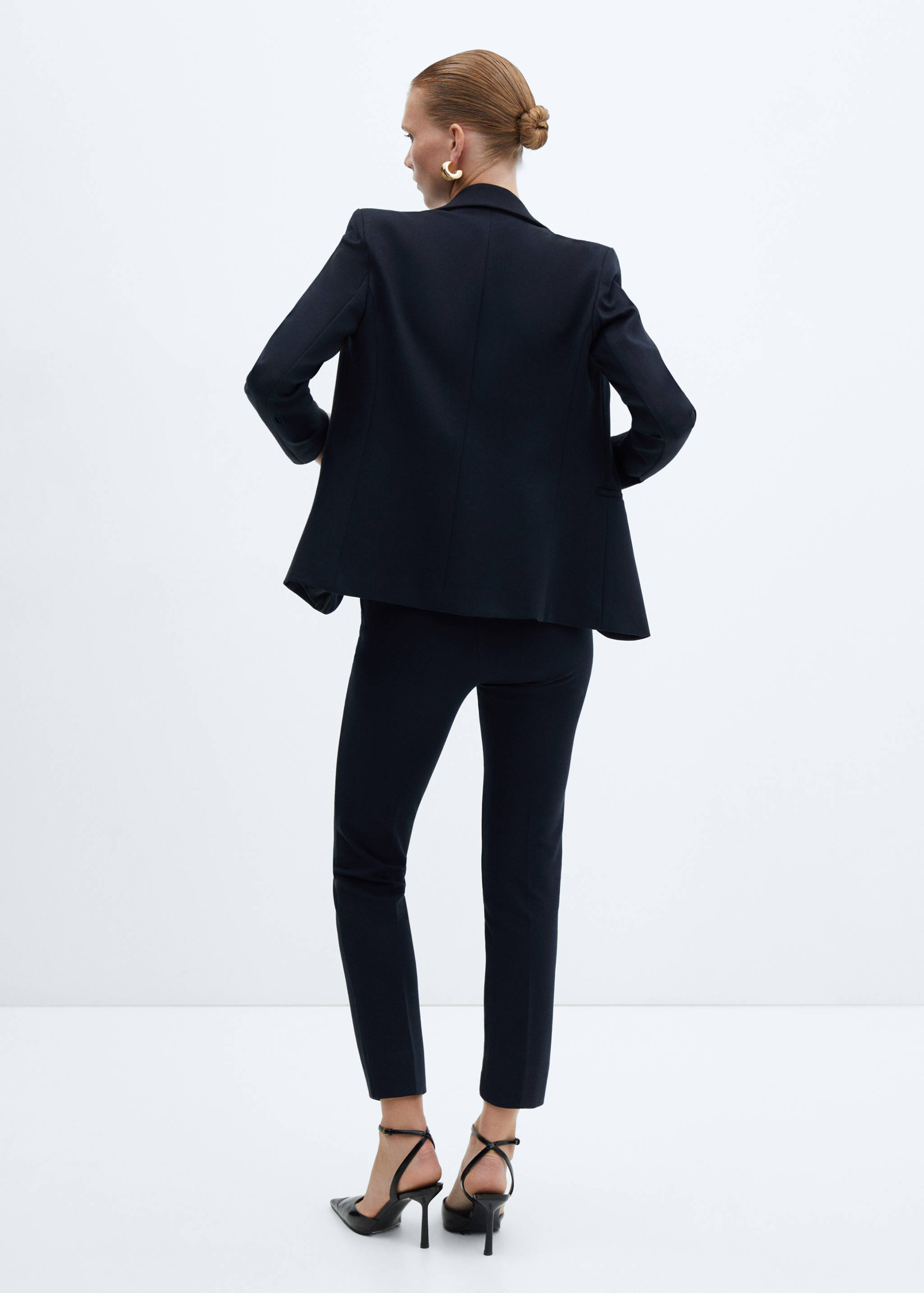 Rome-knit straight trousers - Reverse of the article