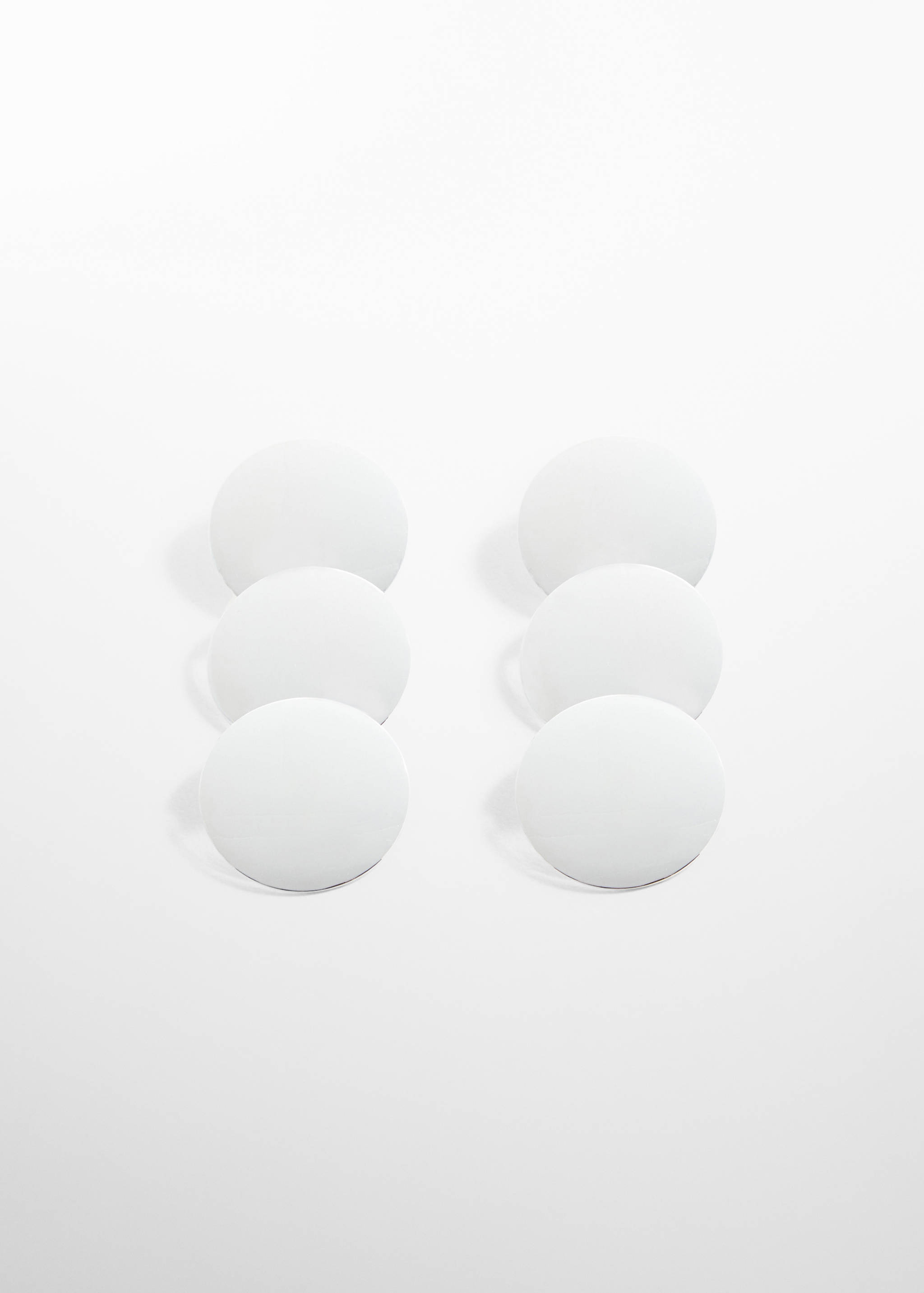 Длинные серьги круглой формы - Изделие без модели