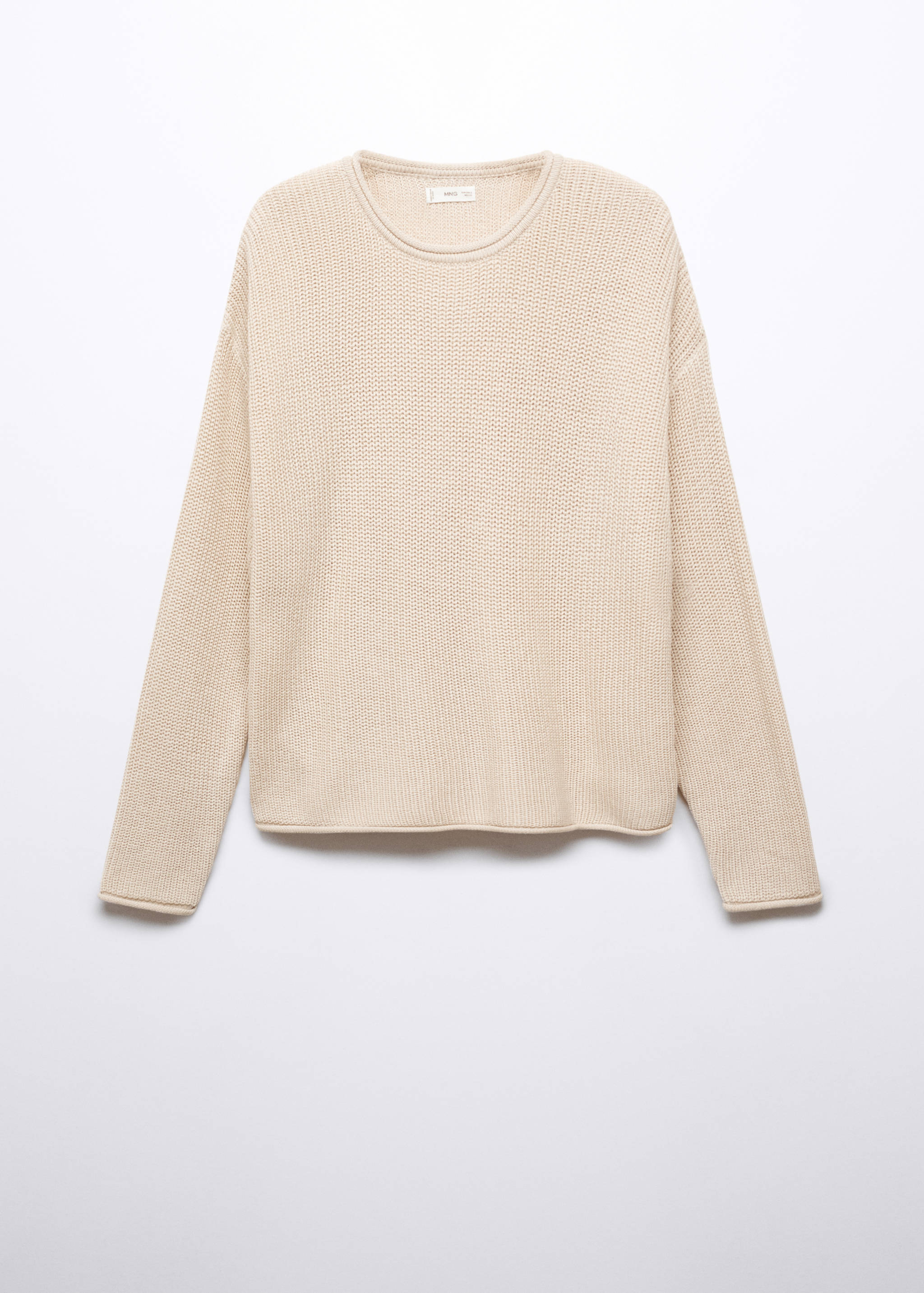 Knit cotton sweater - Article without model