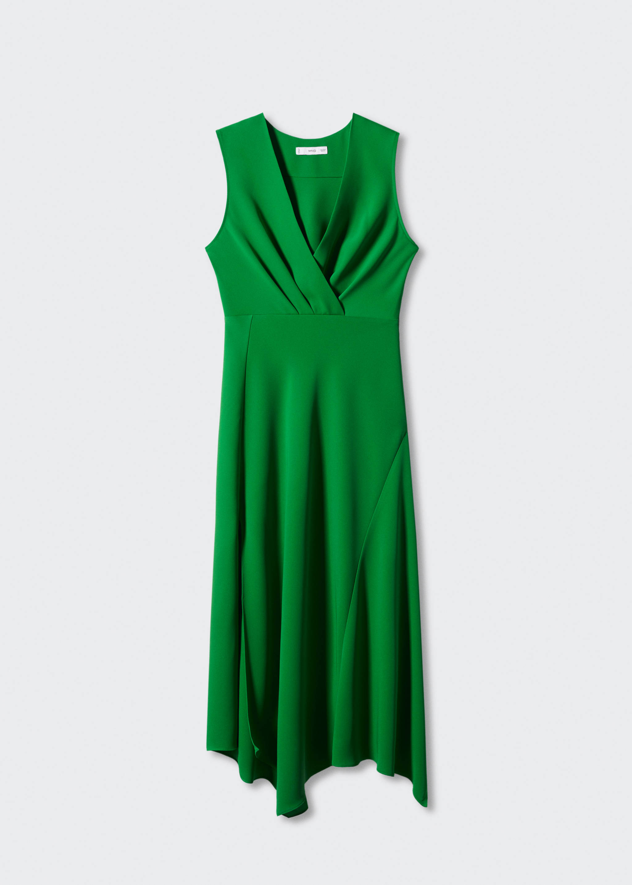Asymmetrical dress with side slit - Article without model