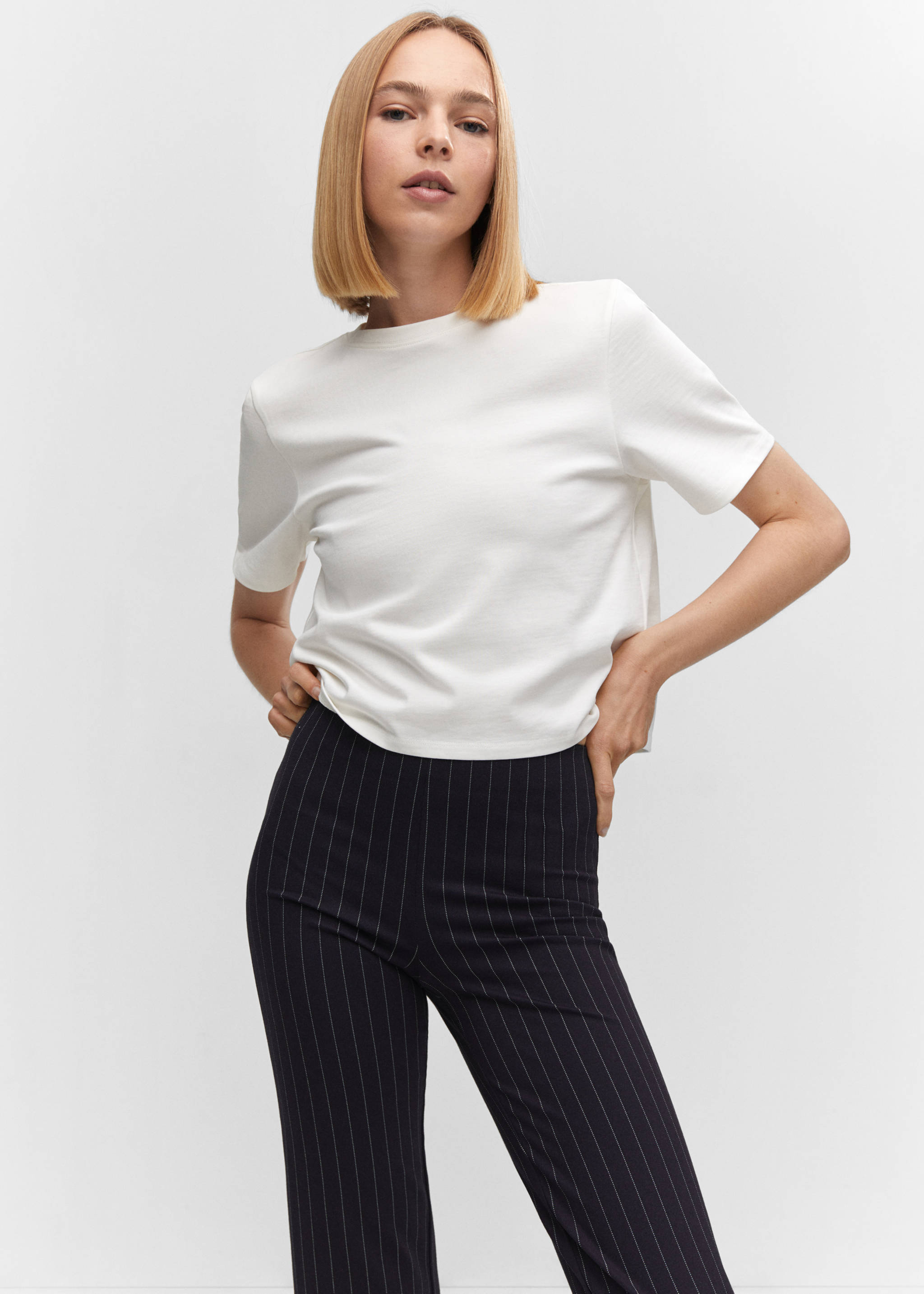 Pinstripe leggings - Details of the article 1
