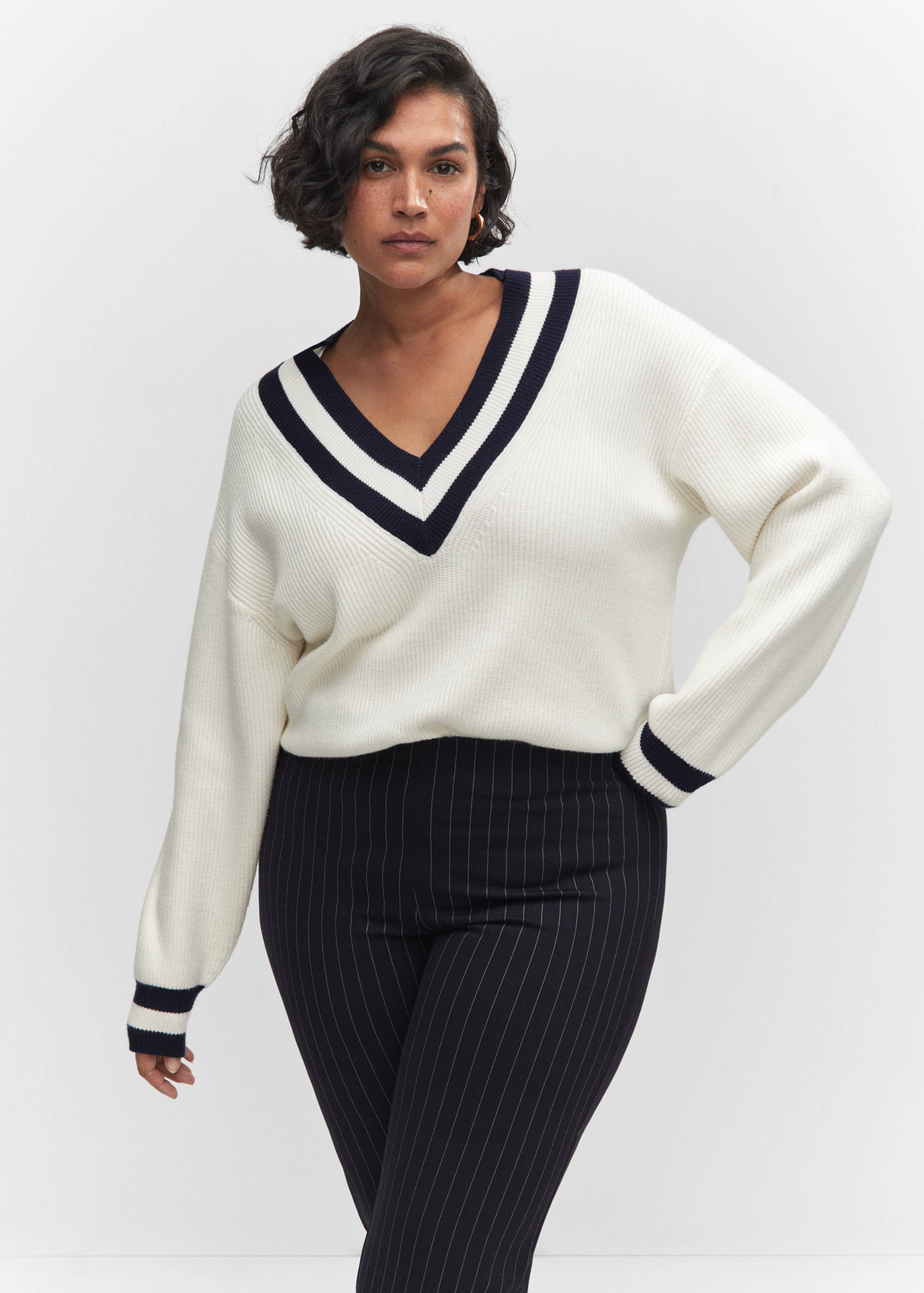 Pinstripe leggings - Details of the article 5