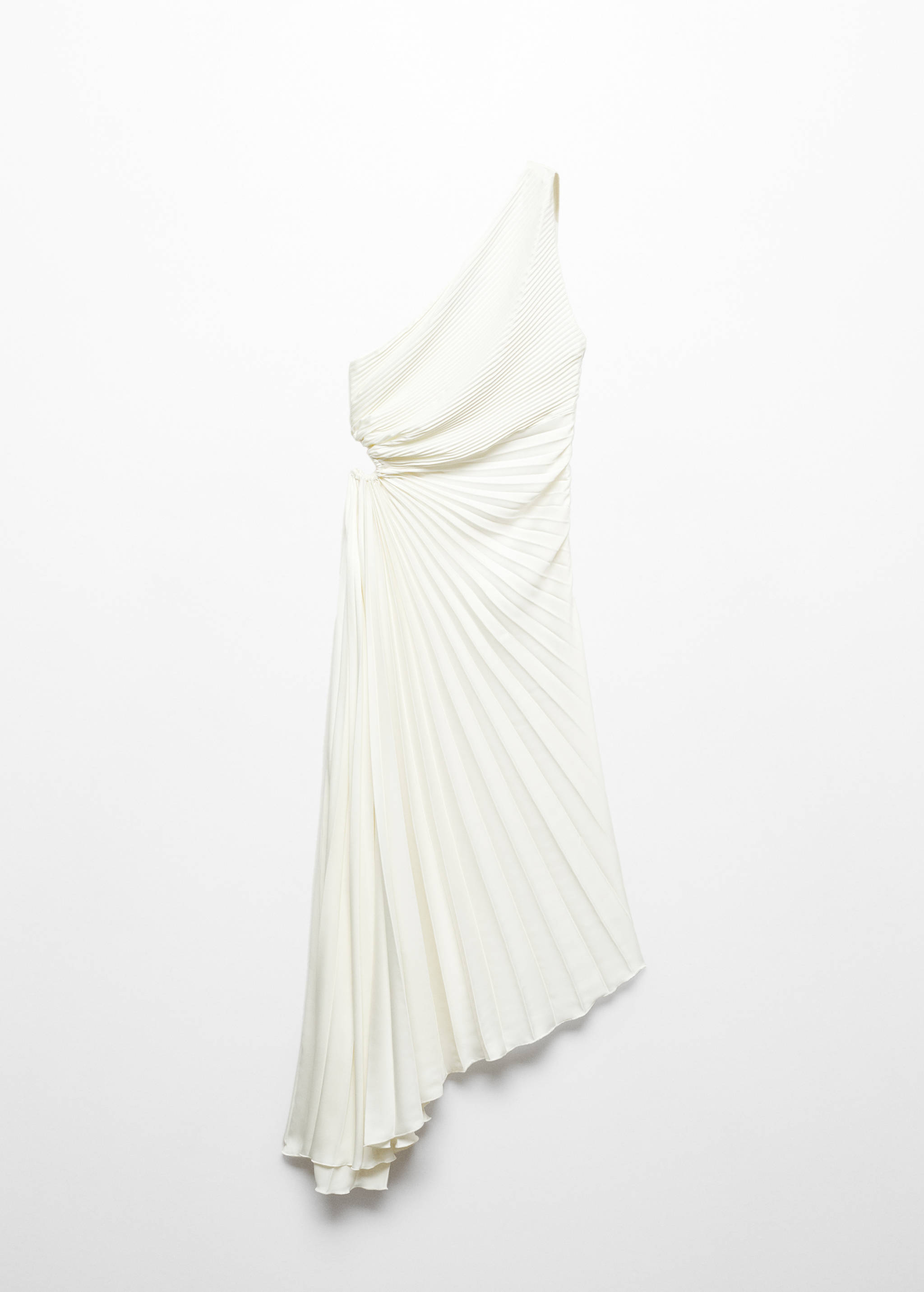 Robe asymétrique plissée - Article sans modèle