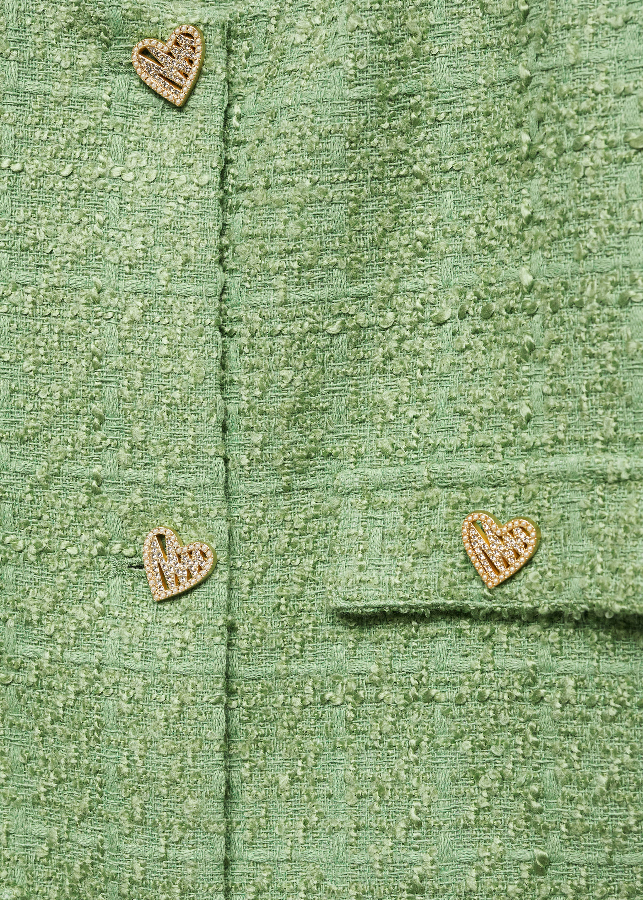 Tweed jacket with jewel buttons - Details of the article 8