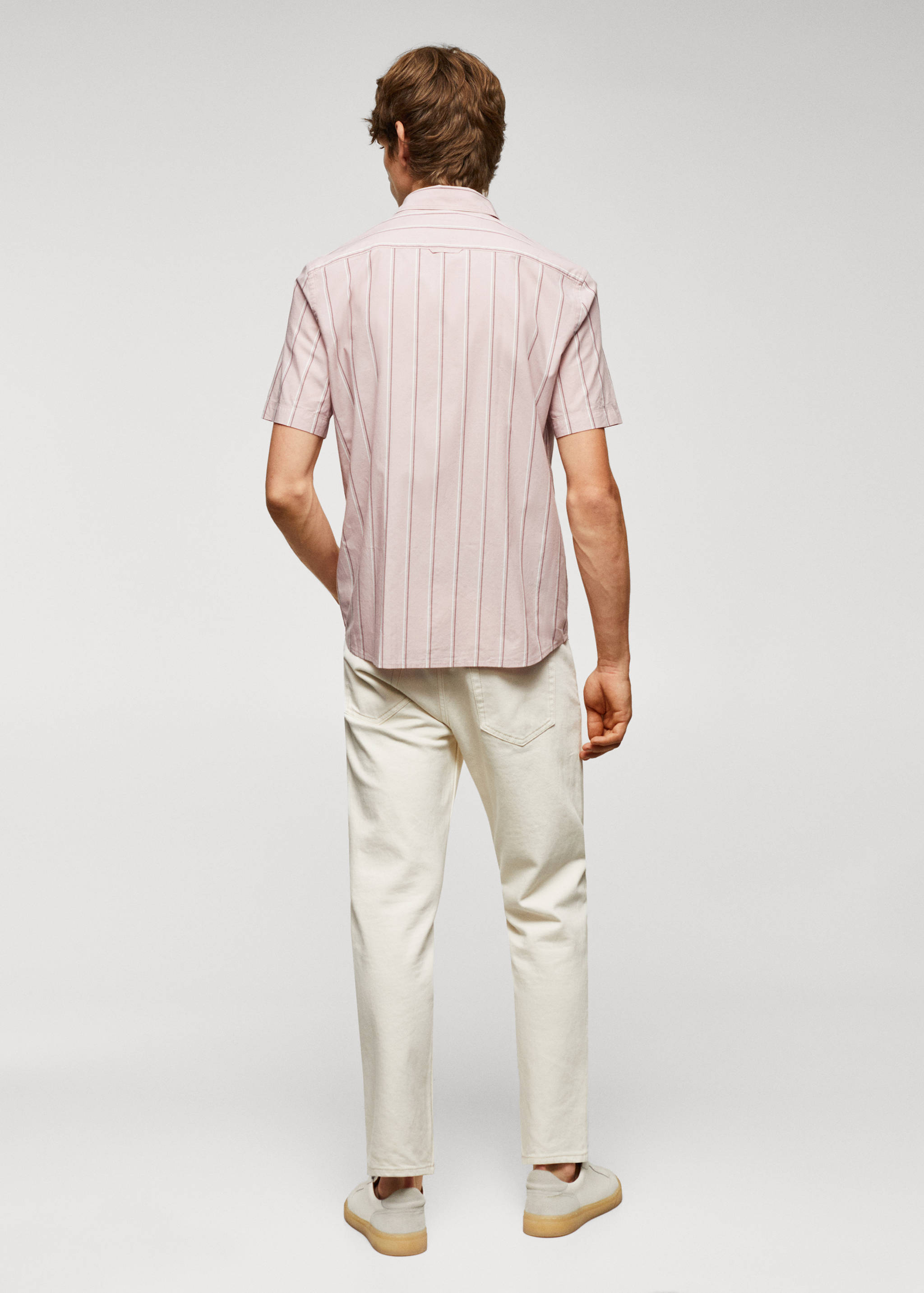 Chemise coton léger rayures - Verso de l’article