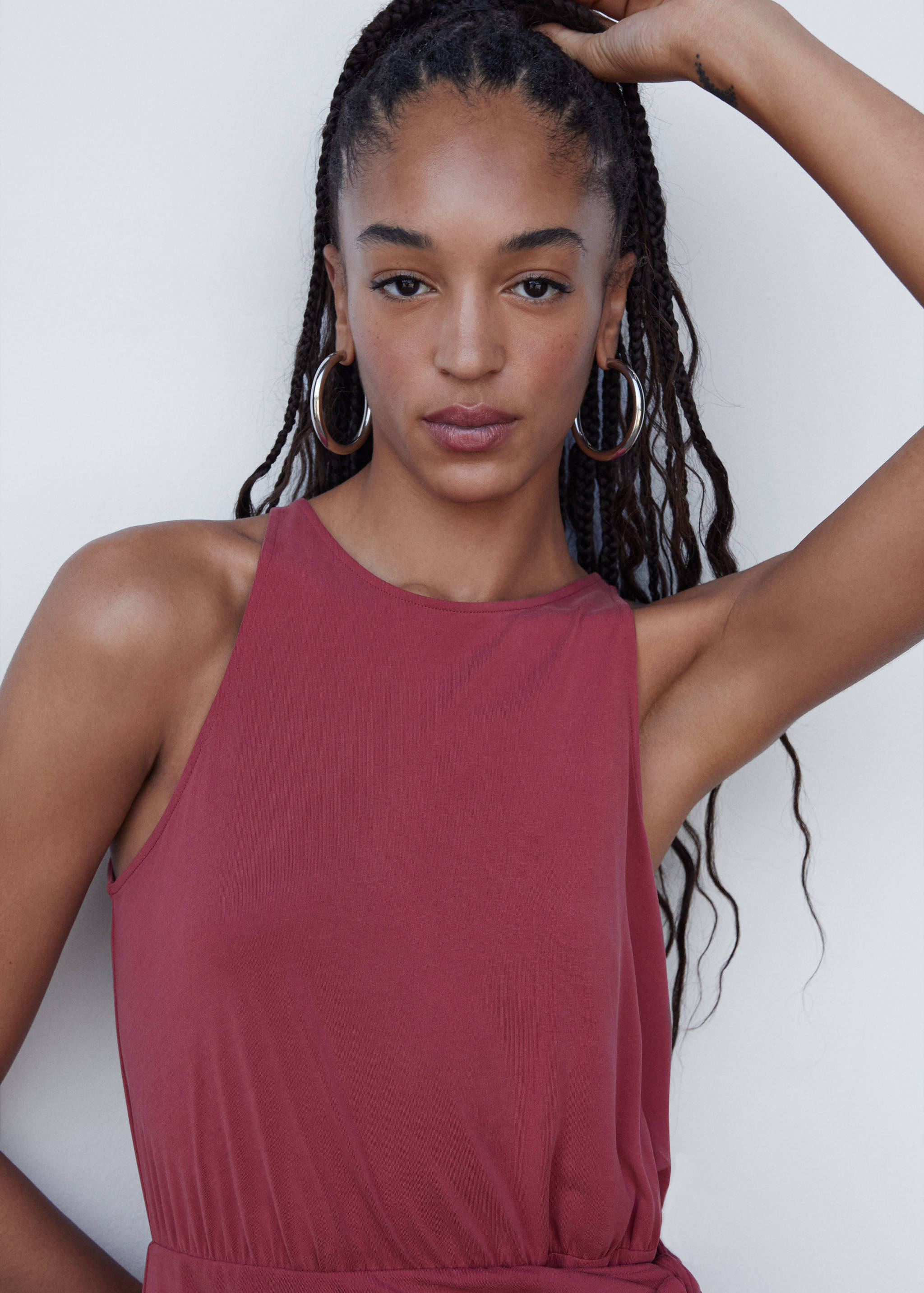 Bow modal dress - Details of the article 1