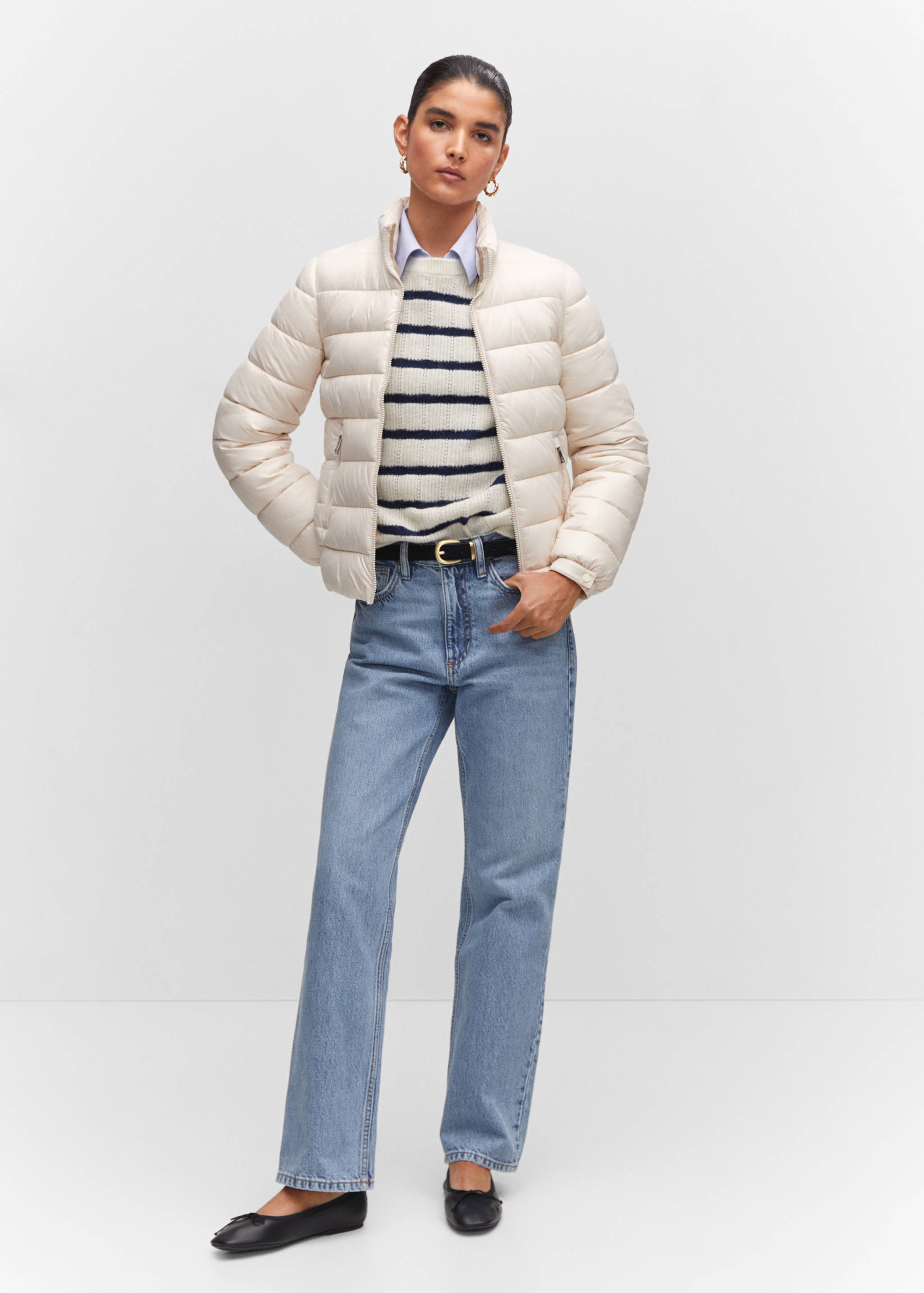 Pocket quilted jacket - General plane