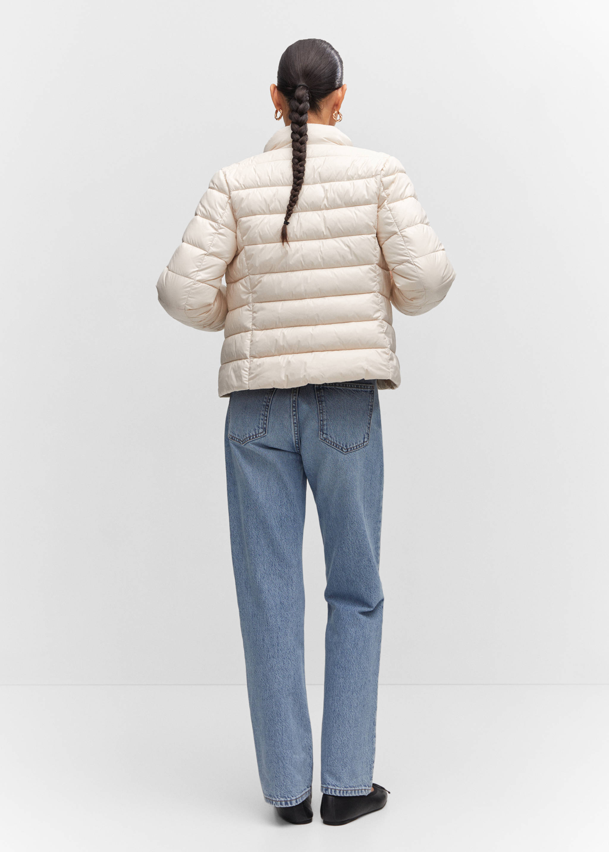 Pocket quilted jacket - Reverse of the article