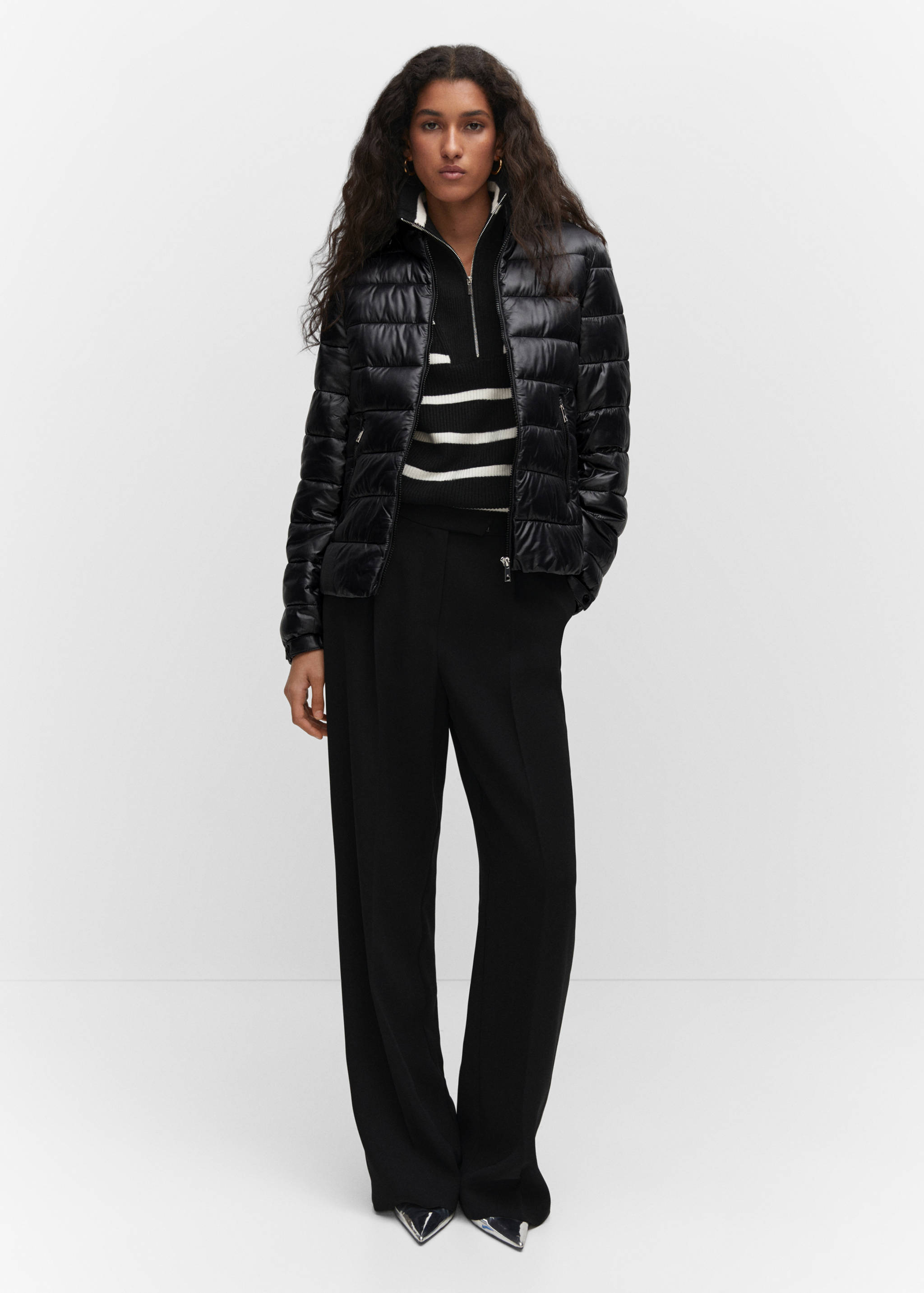 Pocket quilted jacket - General plane