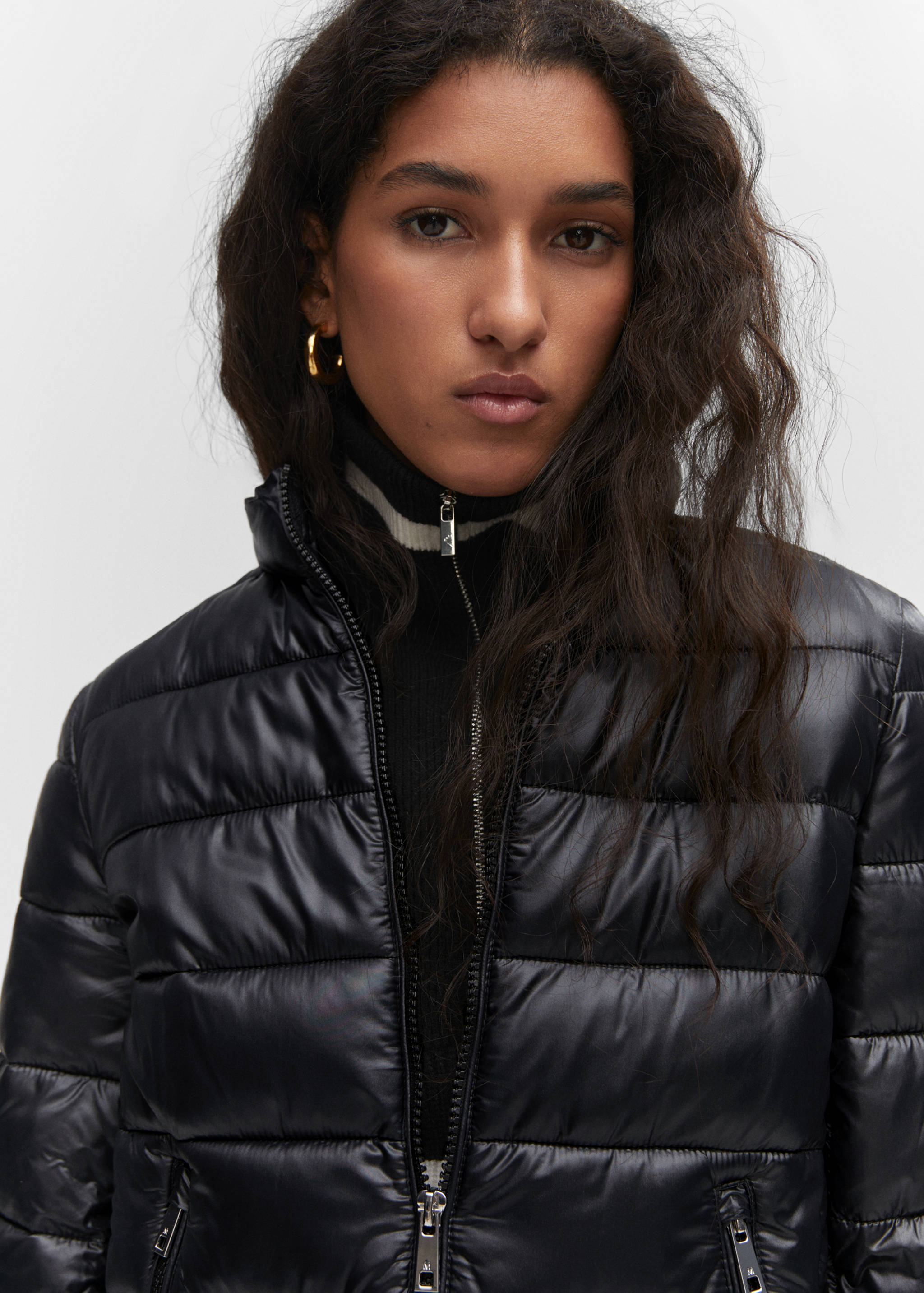 Pocket quilted jacket - Details of the article 1