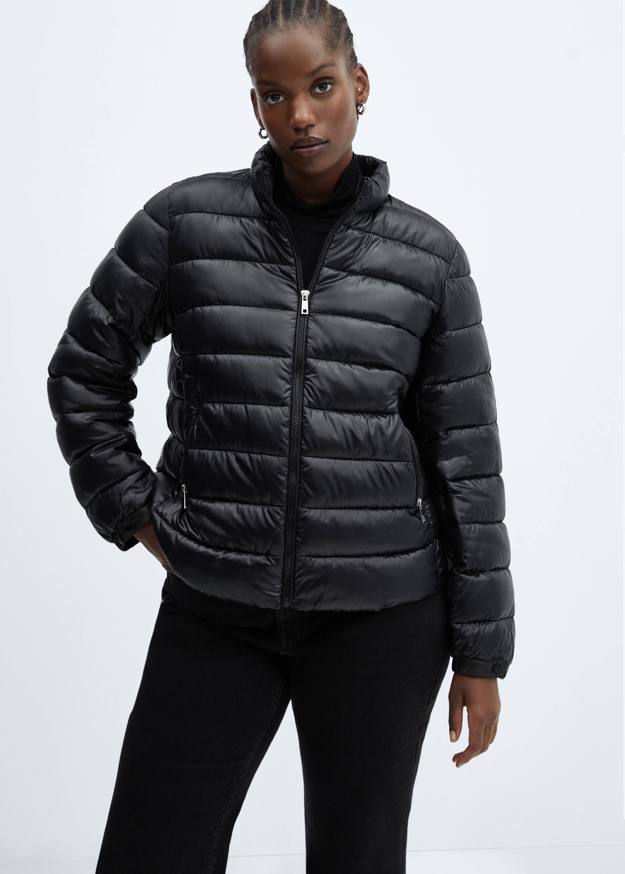 Pocket quilted jacket - Details of the article 5