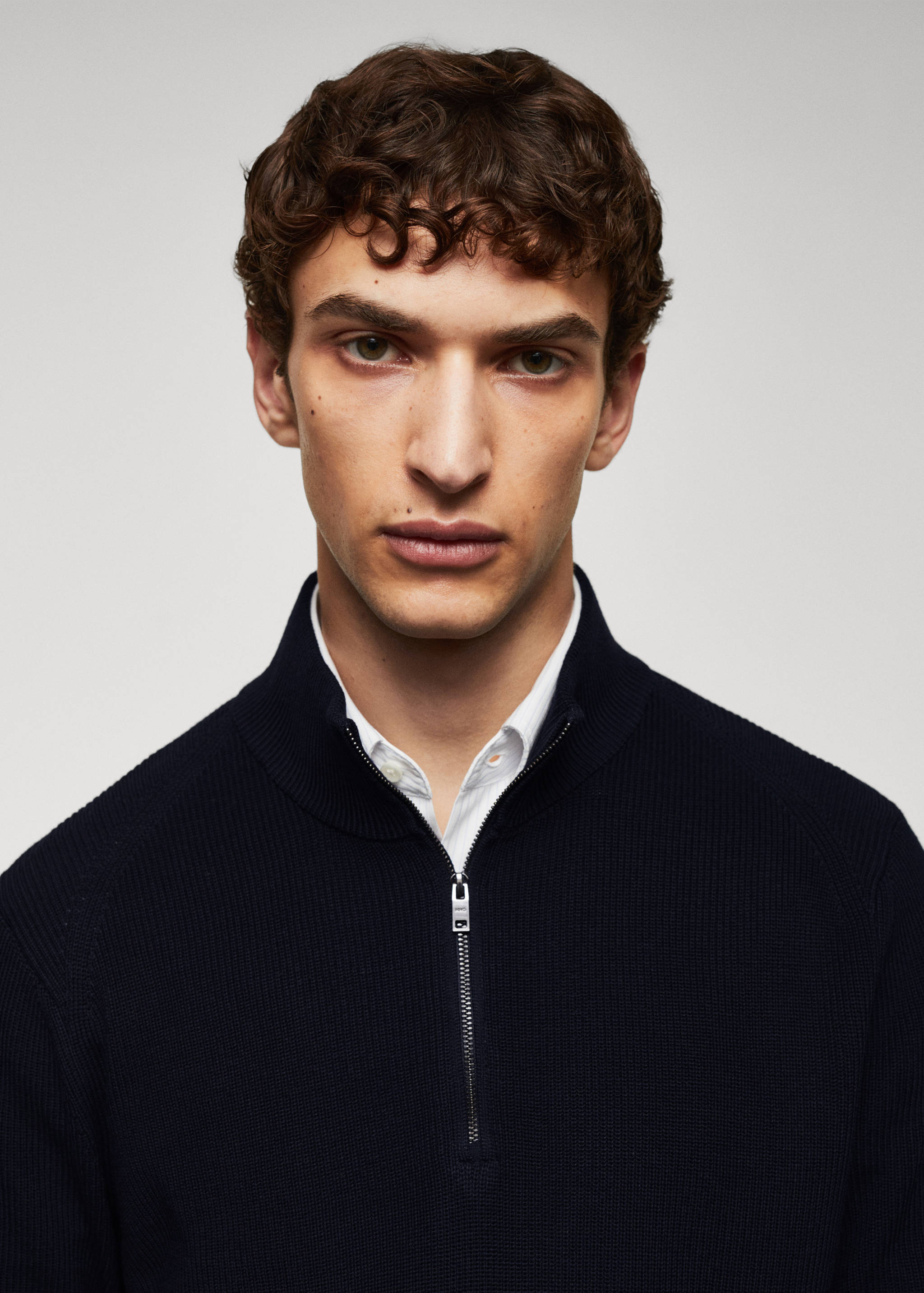 Джемпер с воротником-стойкой - Деталь изделия 1